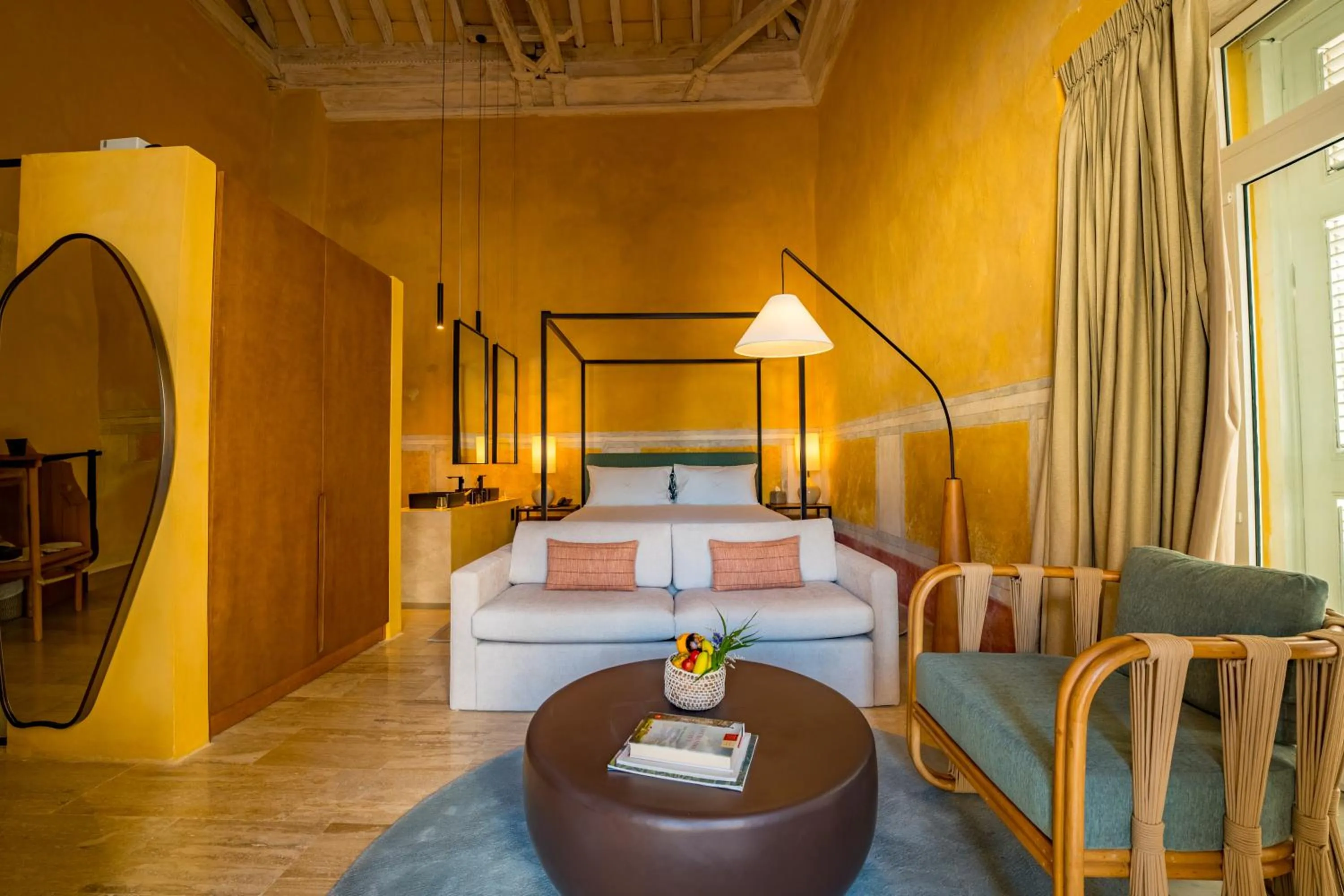 Bed in Casa Carolina Hotel Cartagena