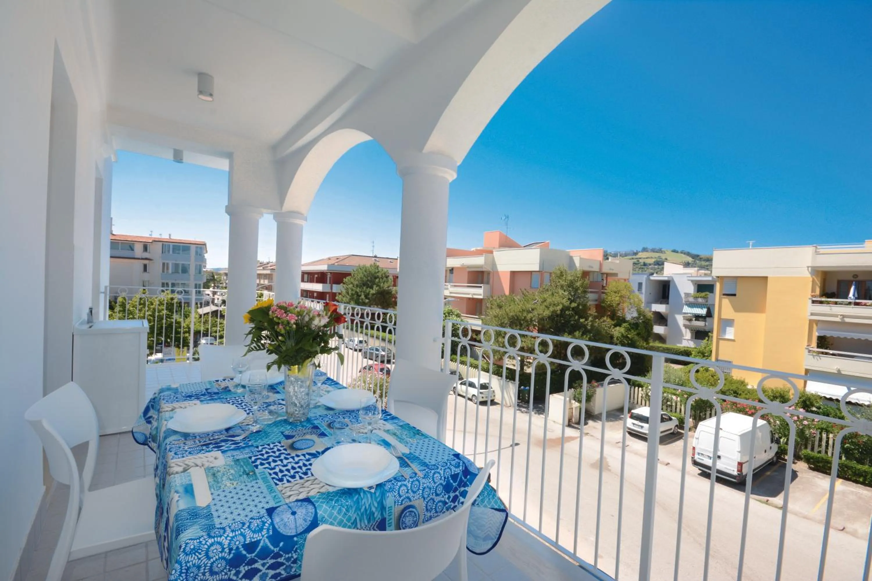 Balcony/Terrace in Residence Hotel Alba Palace