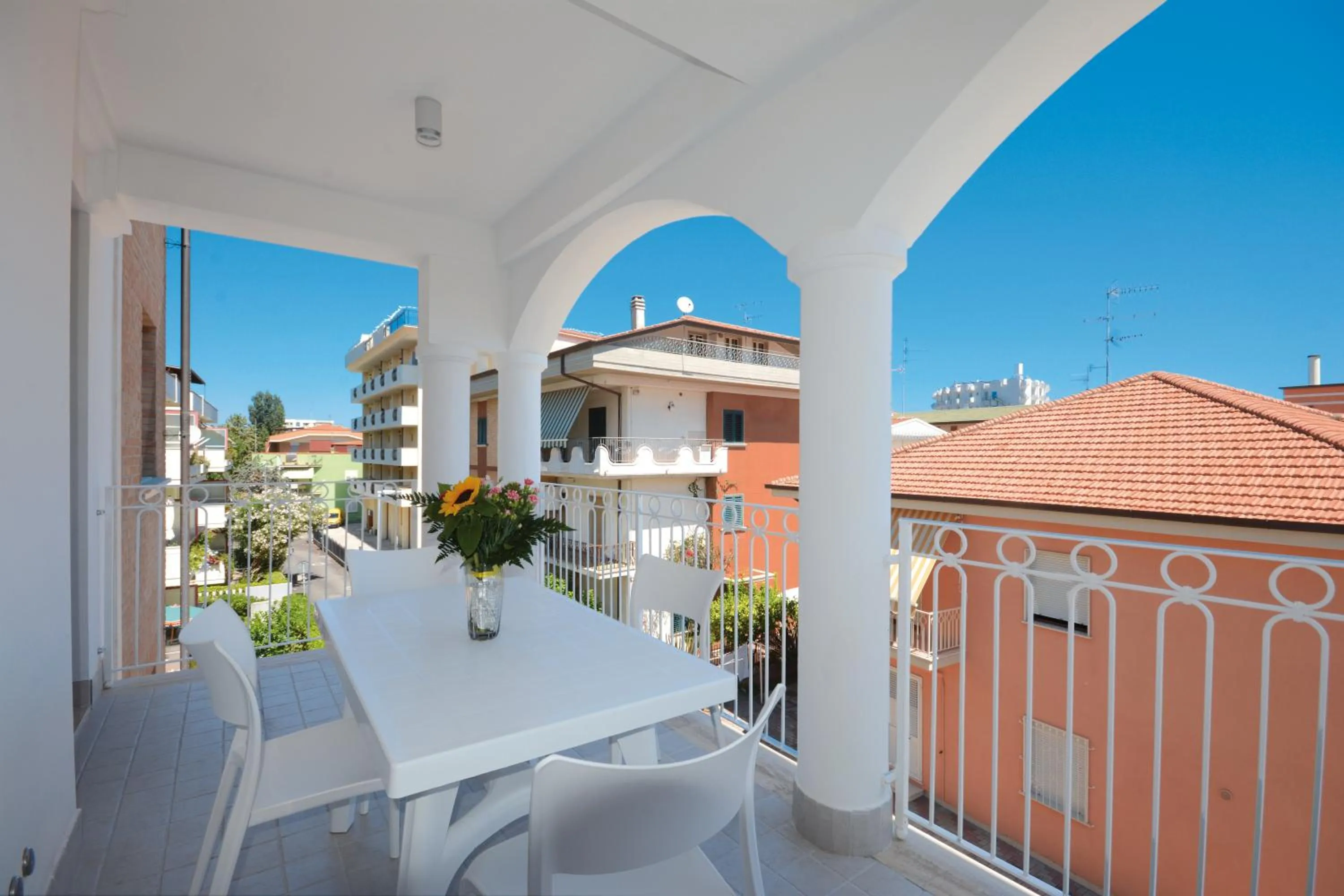 Balcony/Terrace in Residence Hotel Alba Palace