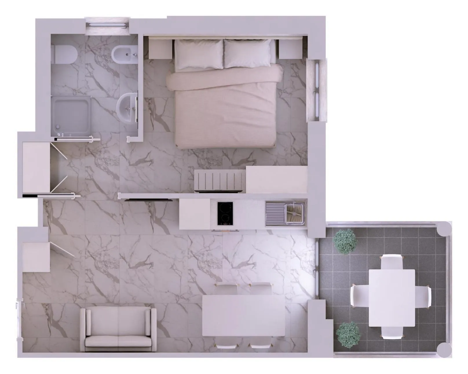 Floor plan in Residence Hotel Alba Palace