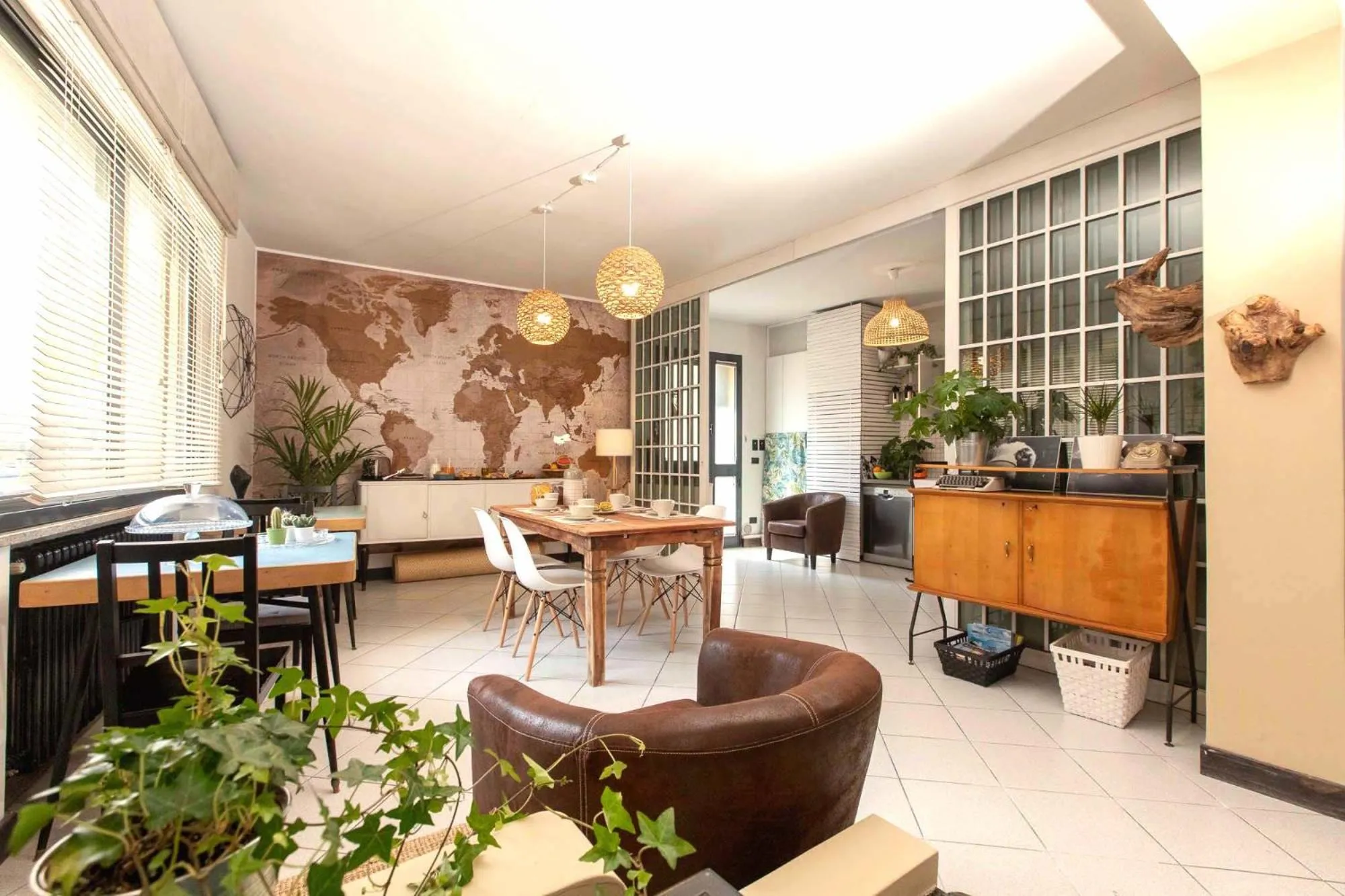 Communal lounge/ TV room in B&B La Volpina