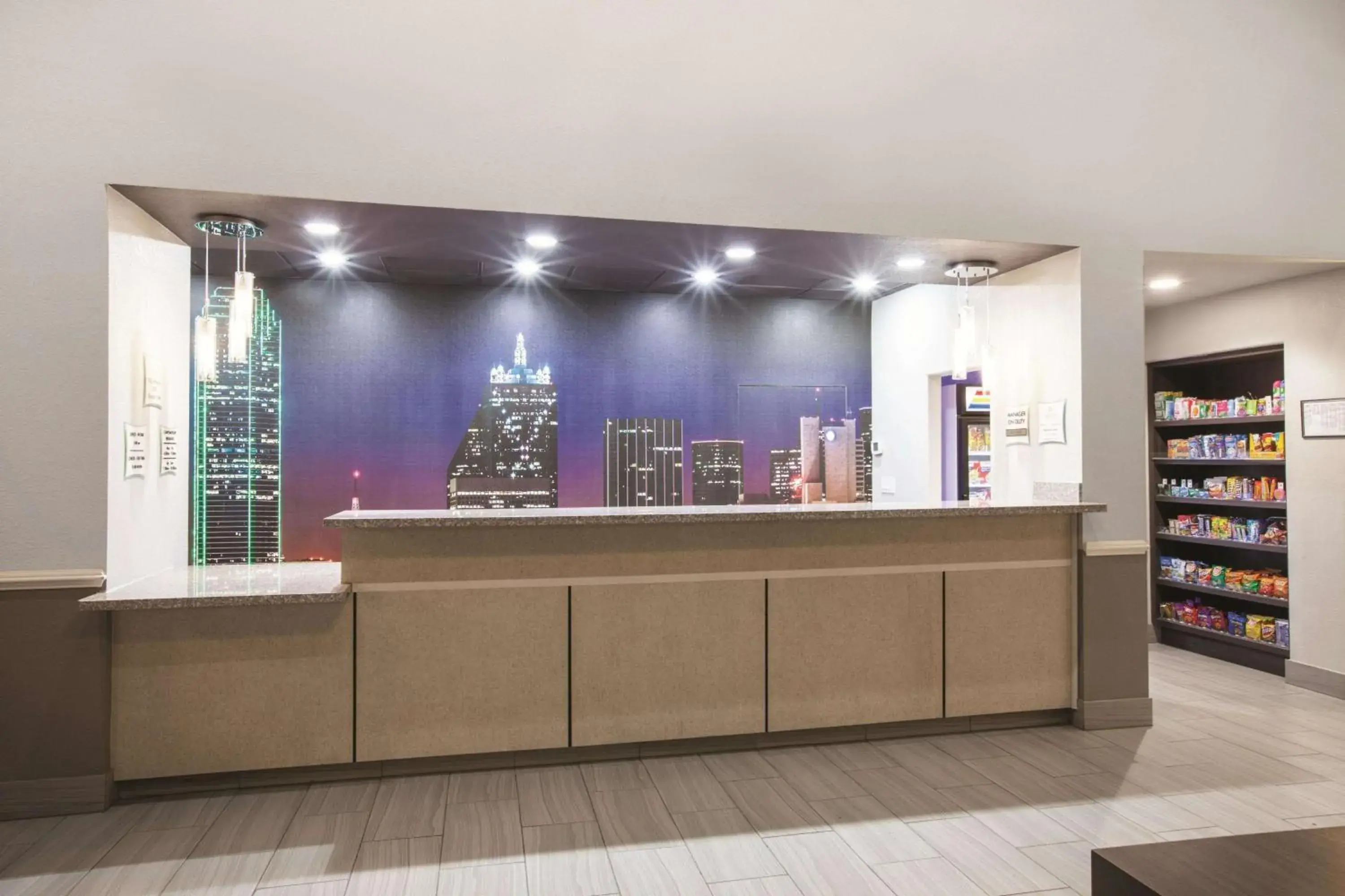 Lobby or reception in La Quinta by Wyndham Mansfield TX Lobby or reception in La Quinta by Wyndham Mansfield TX