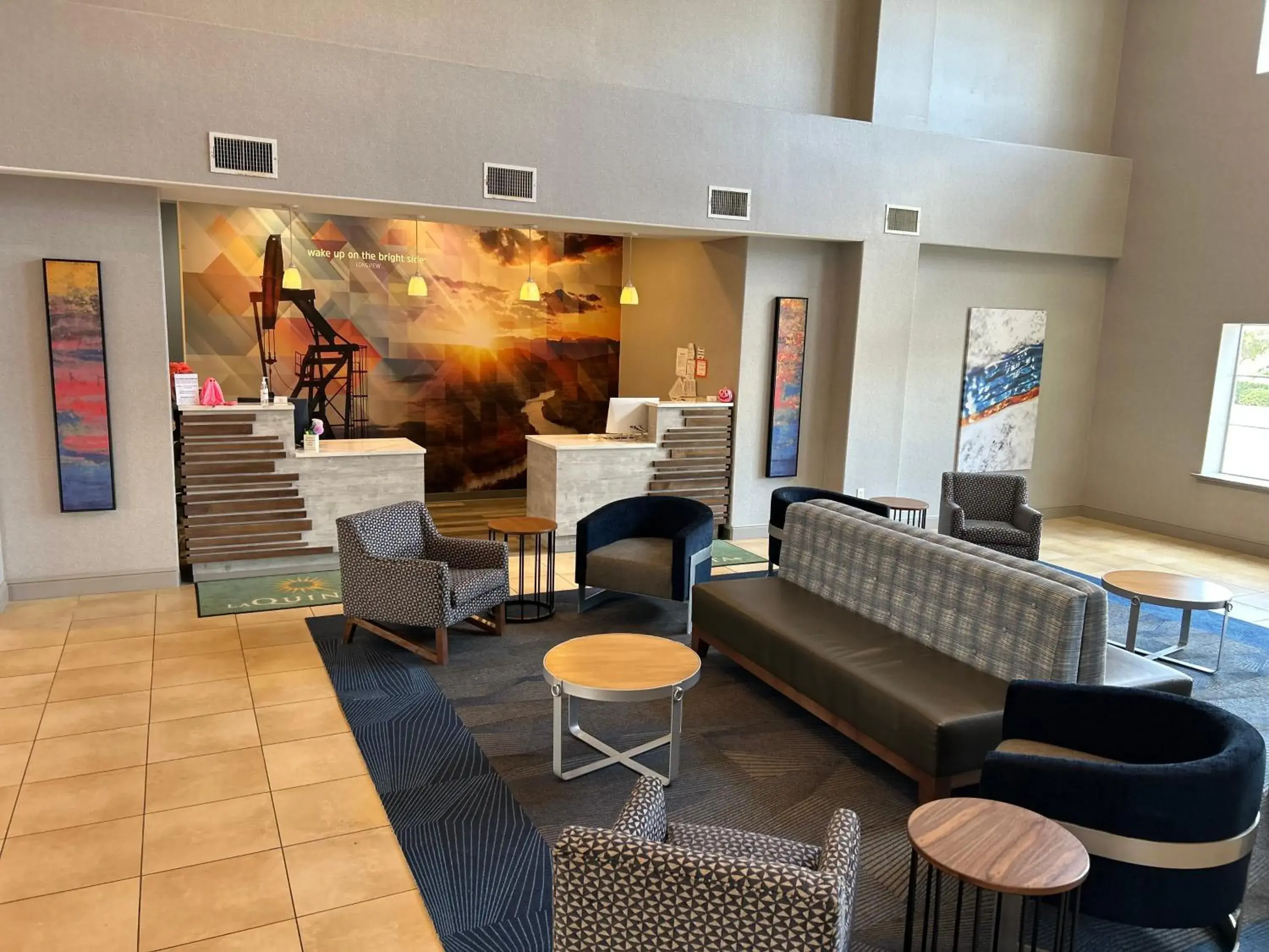 Lobby or reception in La Quinta by Wyndham Longview North Lobby or reception in La Quinta by Wyndham Longview North