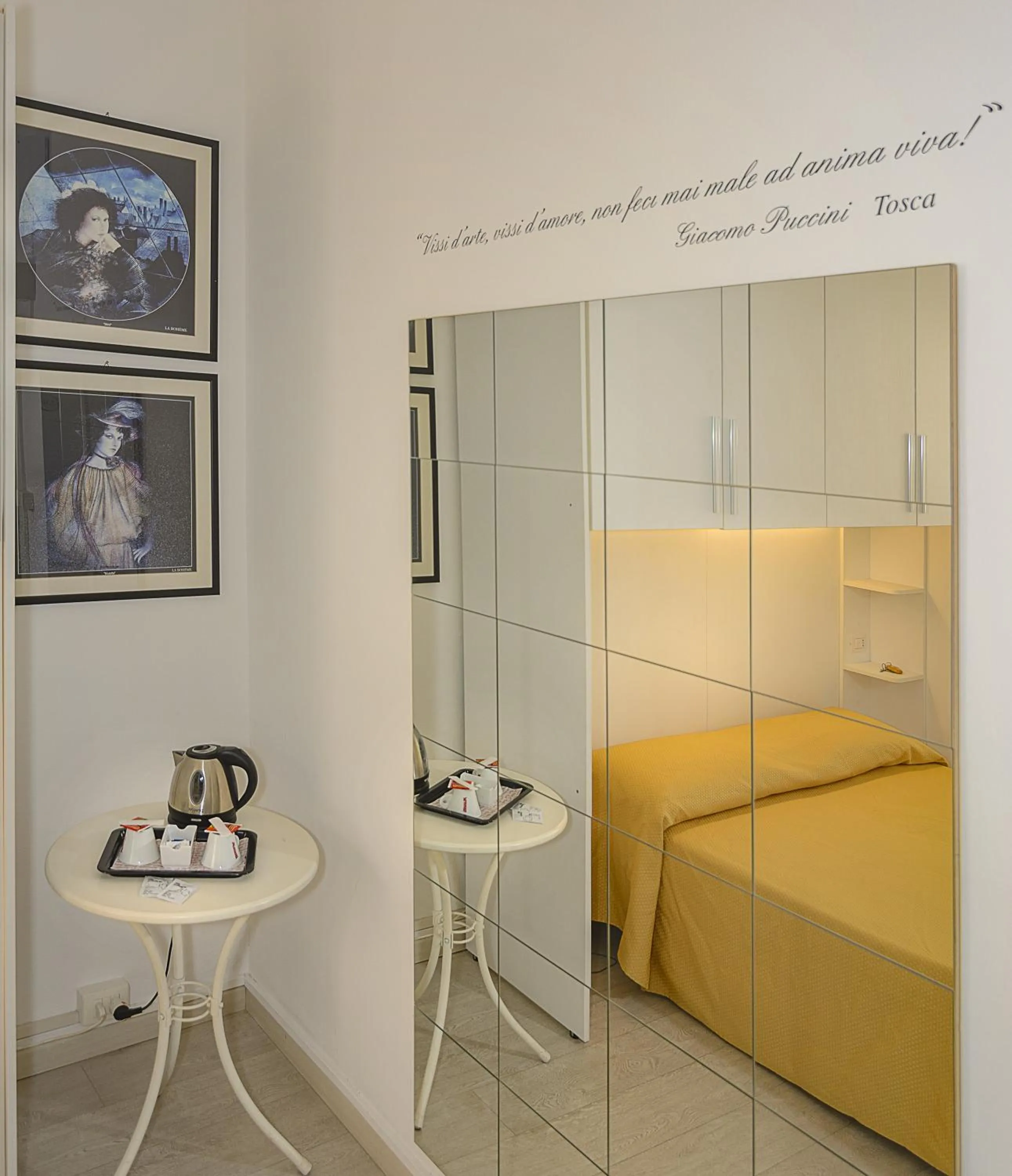 Decorative detail, Bed in City Hotel