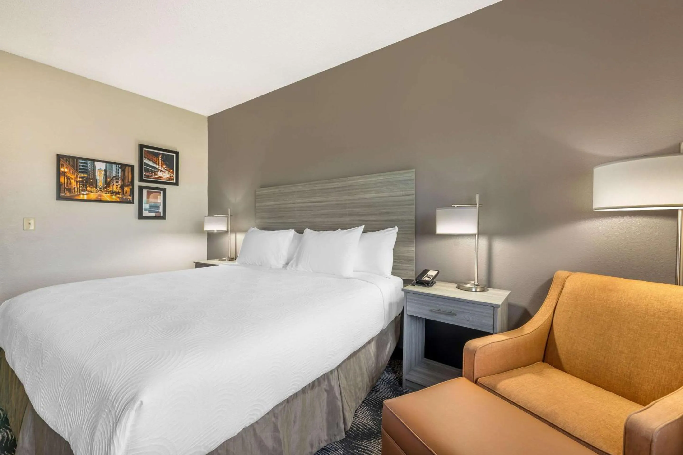 Bedroom, Bed in Country Inn & Suites by Radisson Bolingbrook, I-55