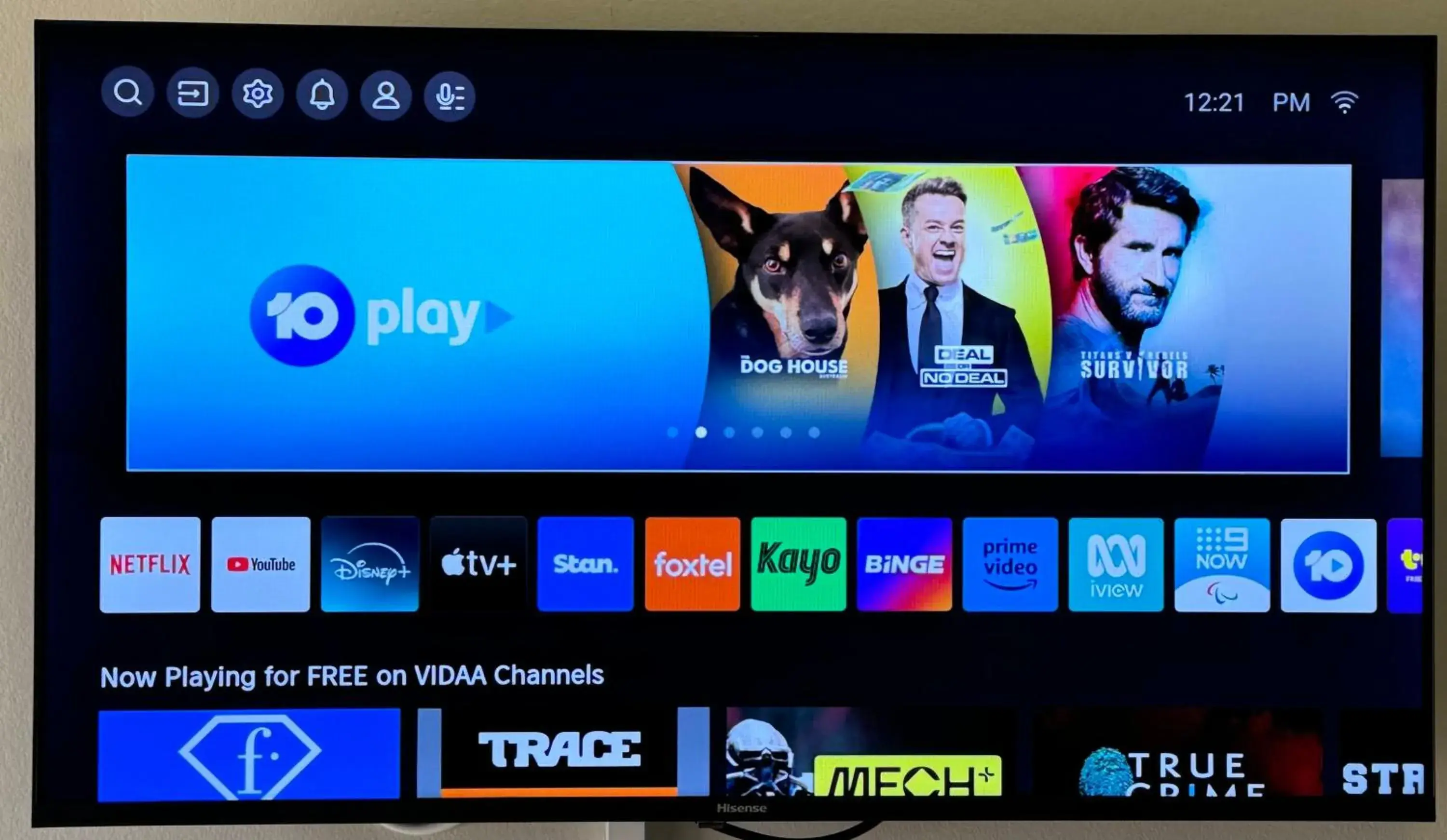 TV and multimedia in Golfview Motor Inn TV and multimedia in Golfview Motor Inn