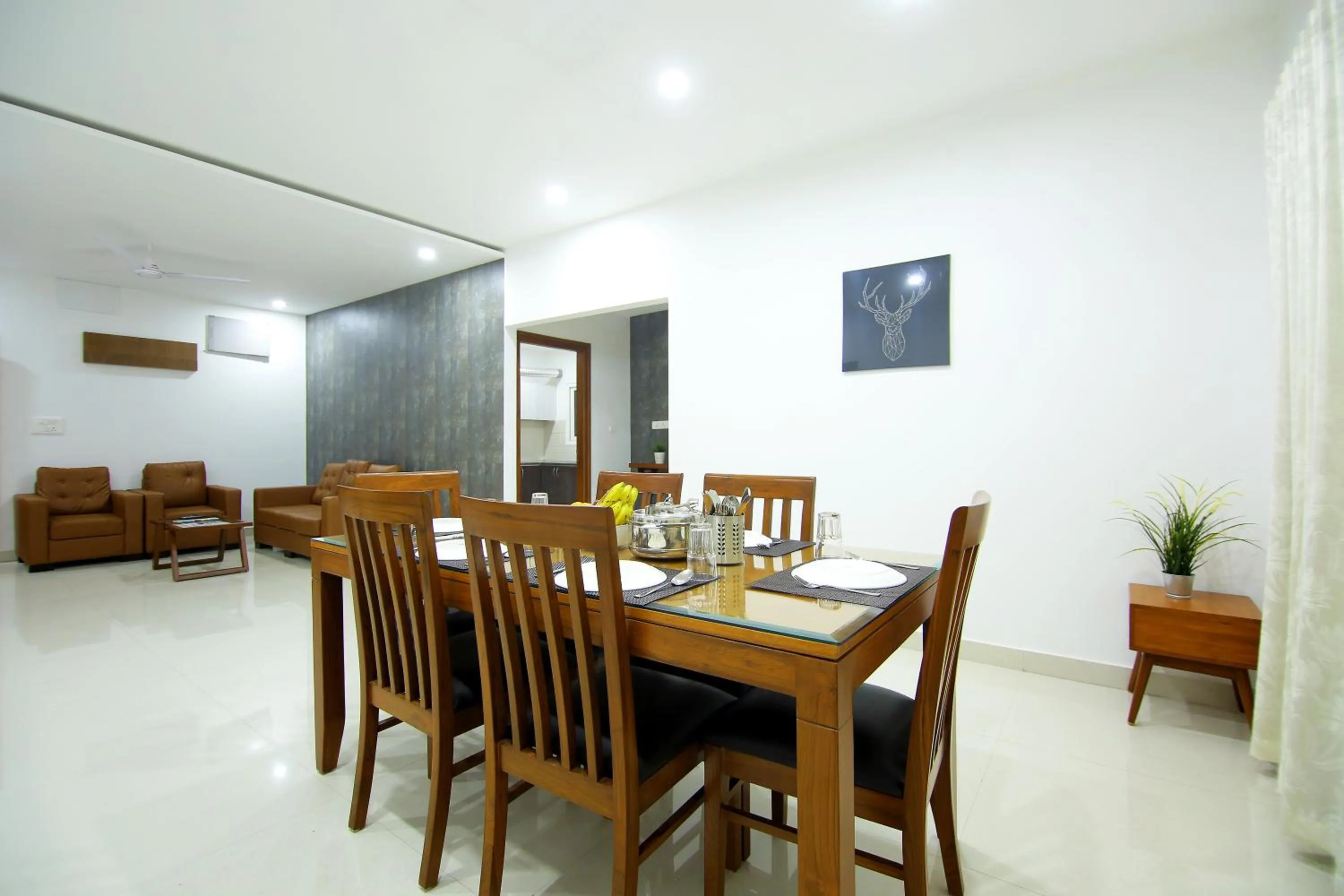 Dining area in Aptly Premium Serviced Apartments - A BRAND UNIT OF SKYLA