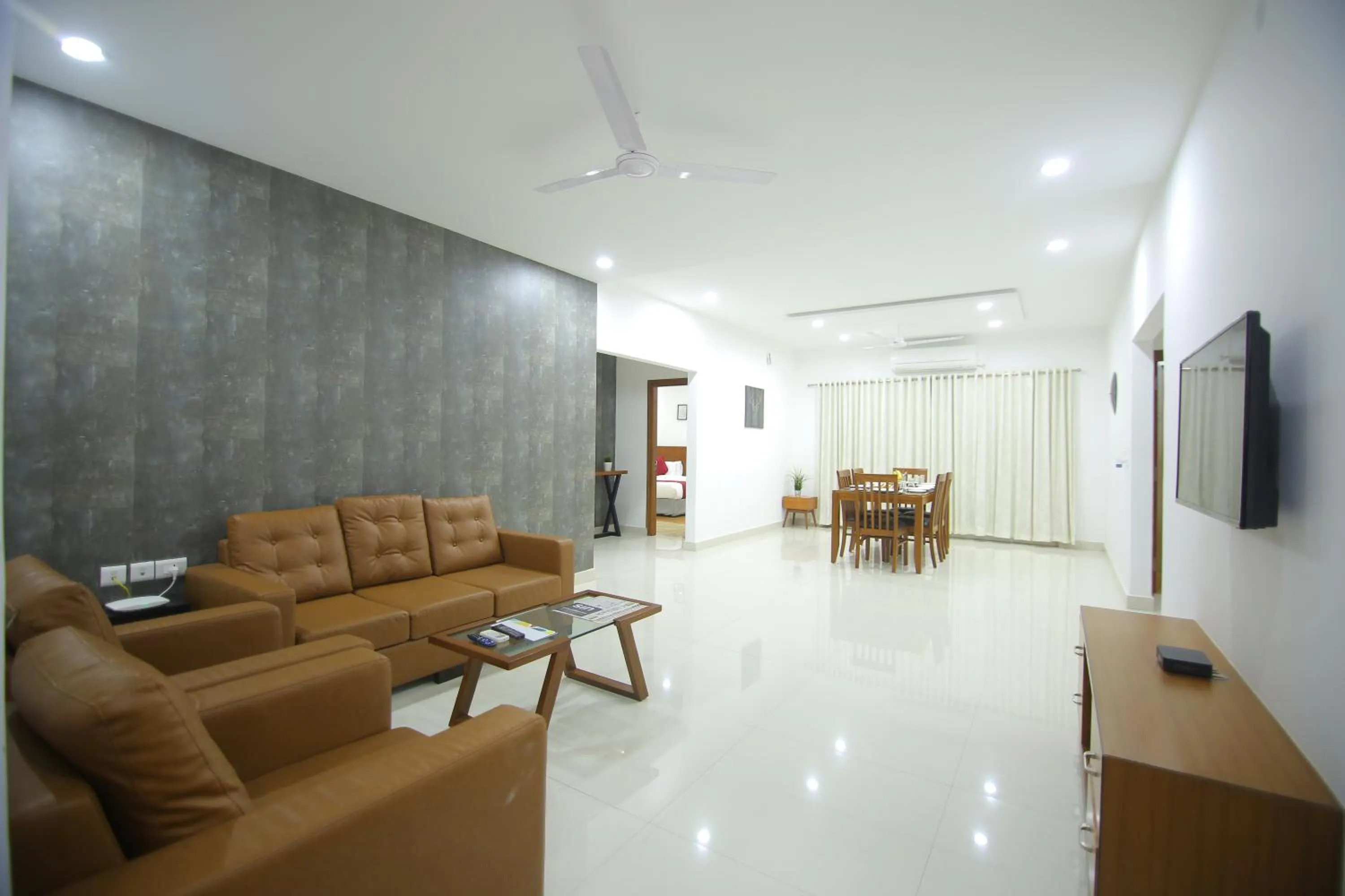 Living room in Aptly Premium Serviced Apartments - A BRAND UNIT OF SKYLA