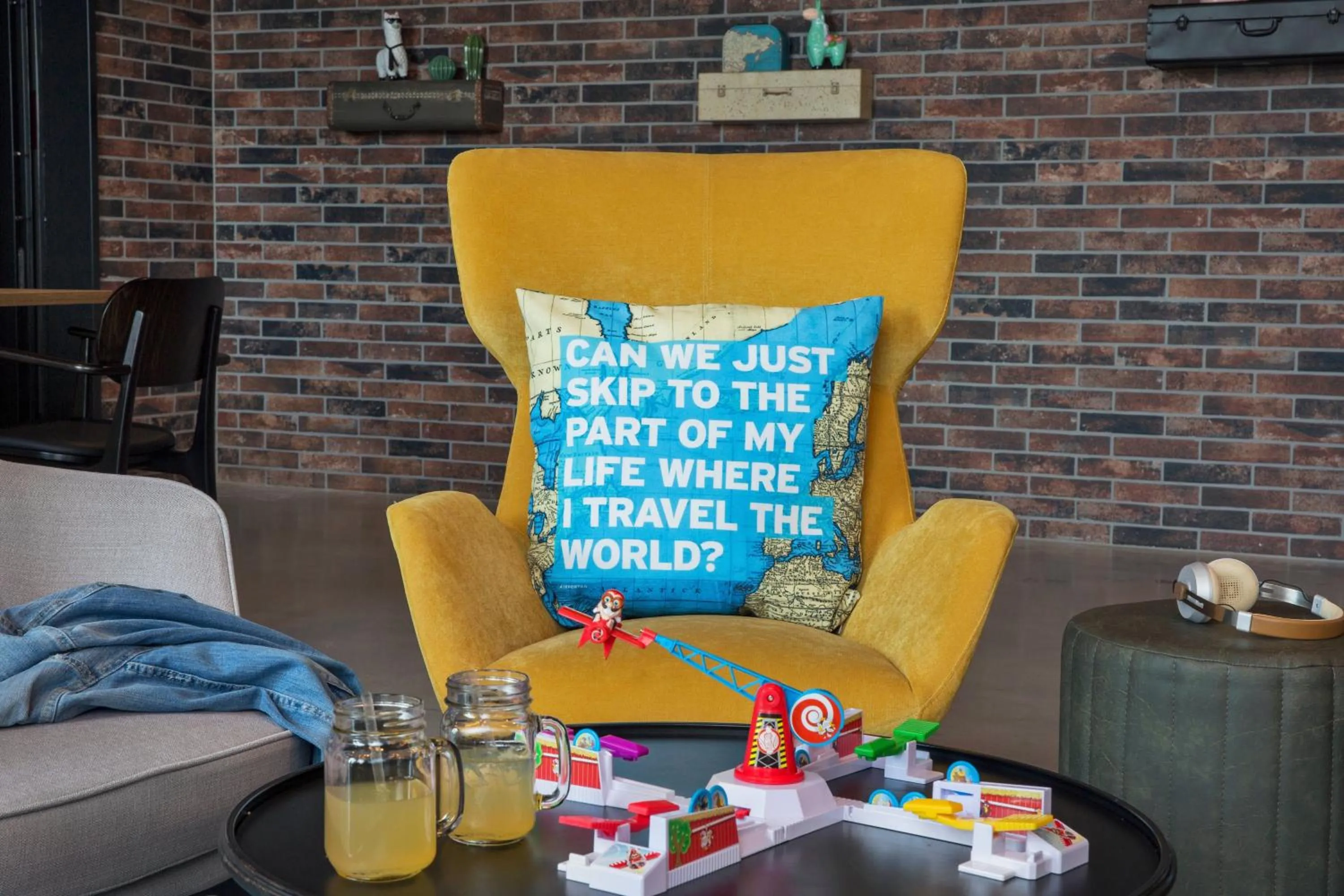 Lobby or reception in Moxy Frankfurt Airport Kelsterbach