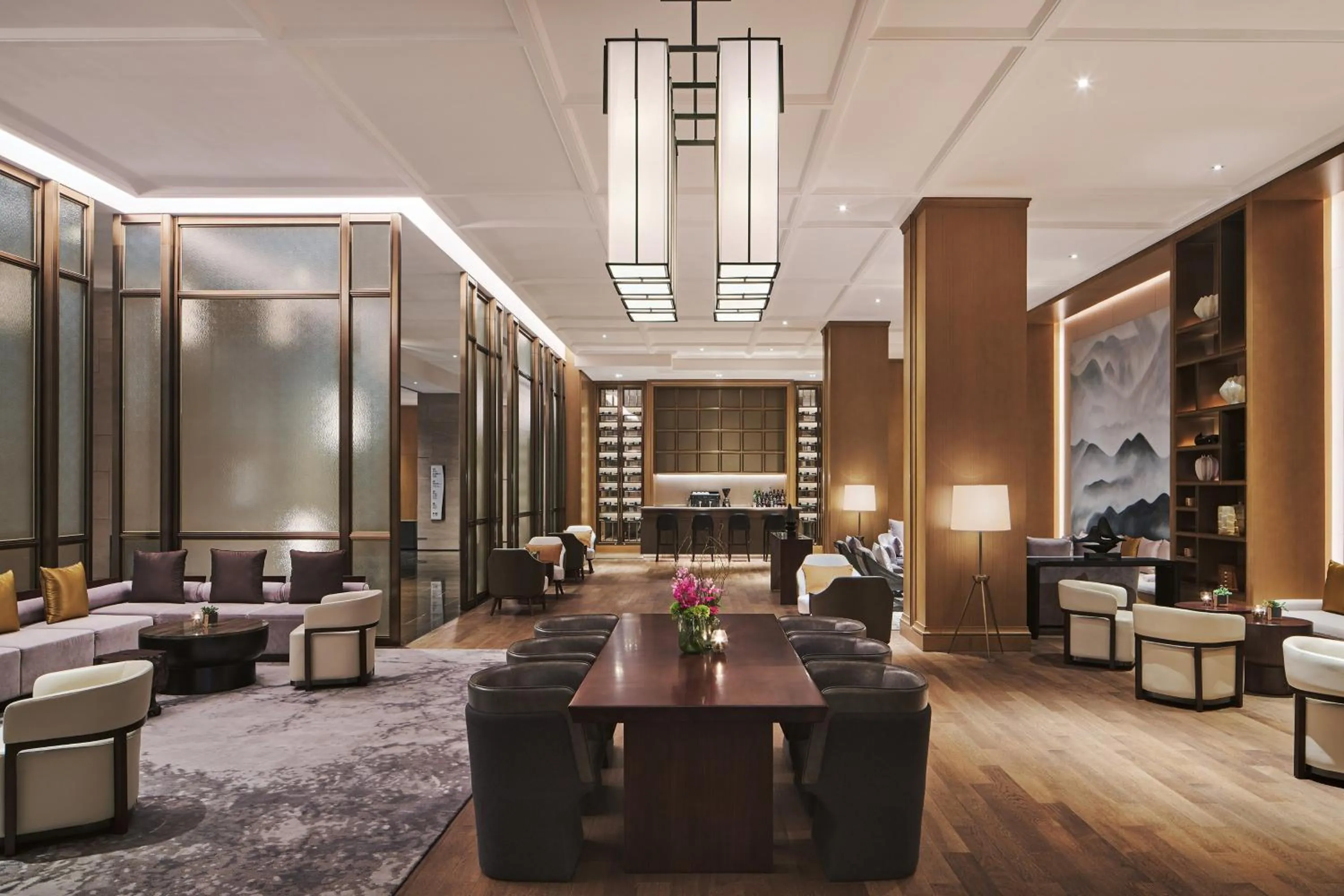 Lobby or reception in Sheraton Yunfu Xinxing Hotel
