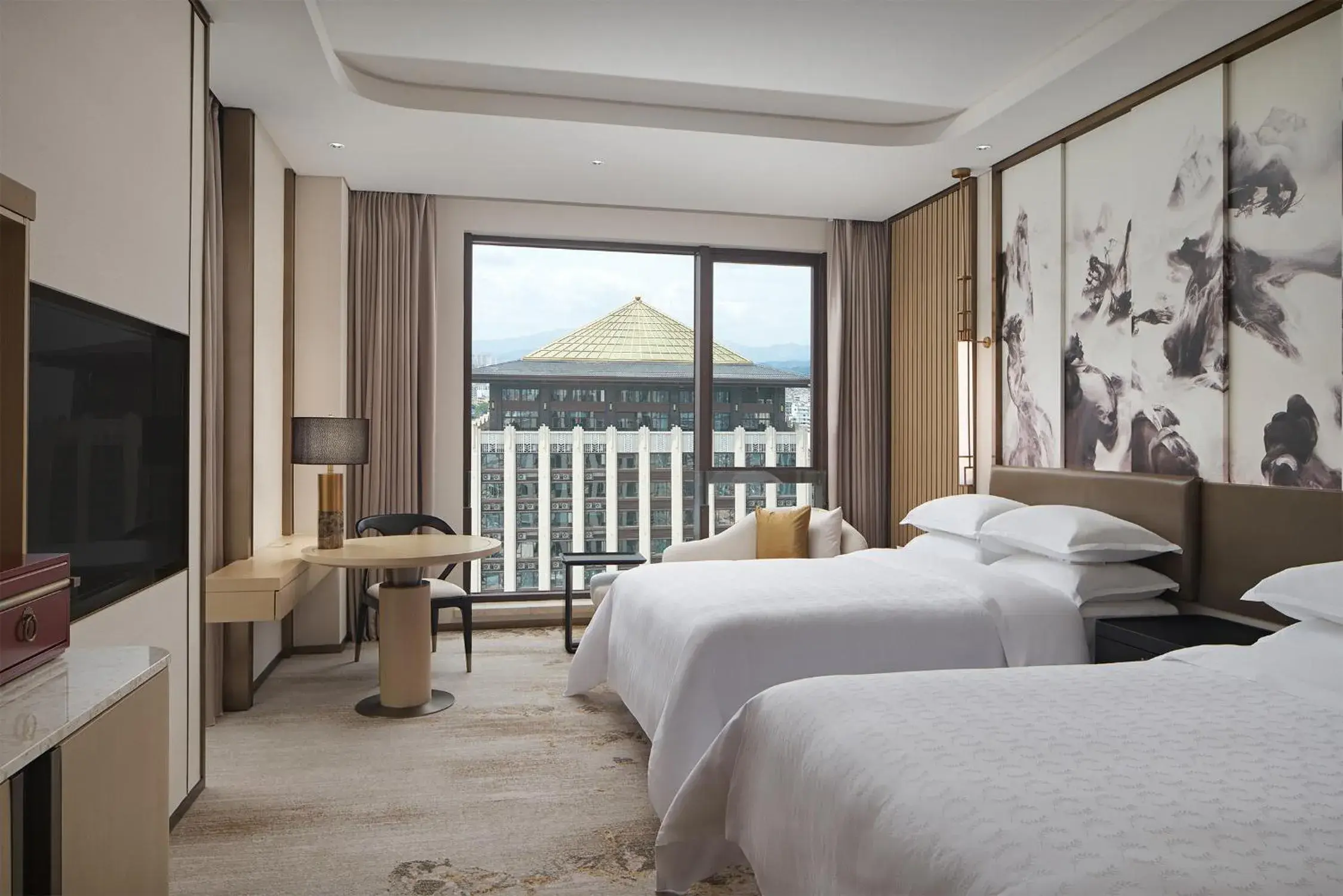 Club Room, Club level, Guest room, 1 Double, River view in Sheraton Yunfu Xinxing Hotel Club Room, Club level, Guest room, 1 Double, River view in Sheraton Yunfu Xinxing Hotel