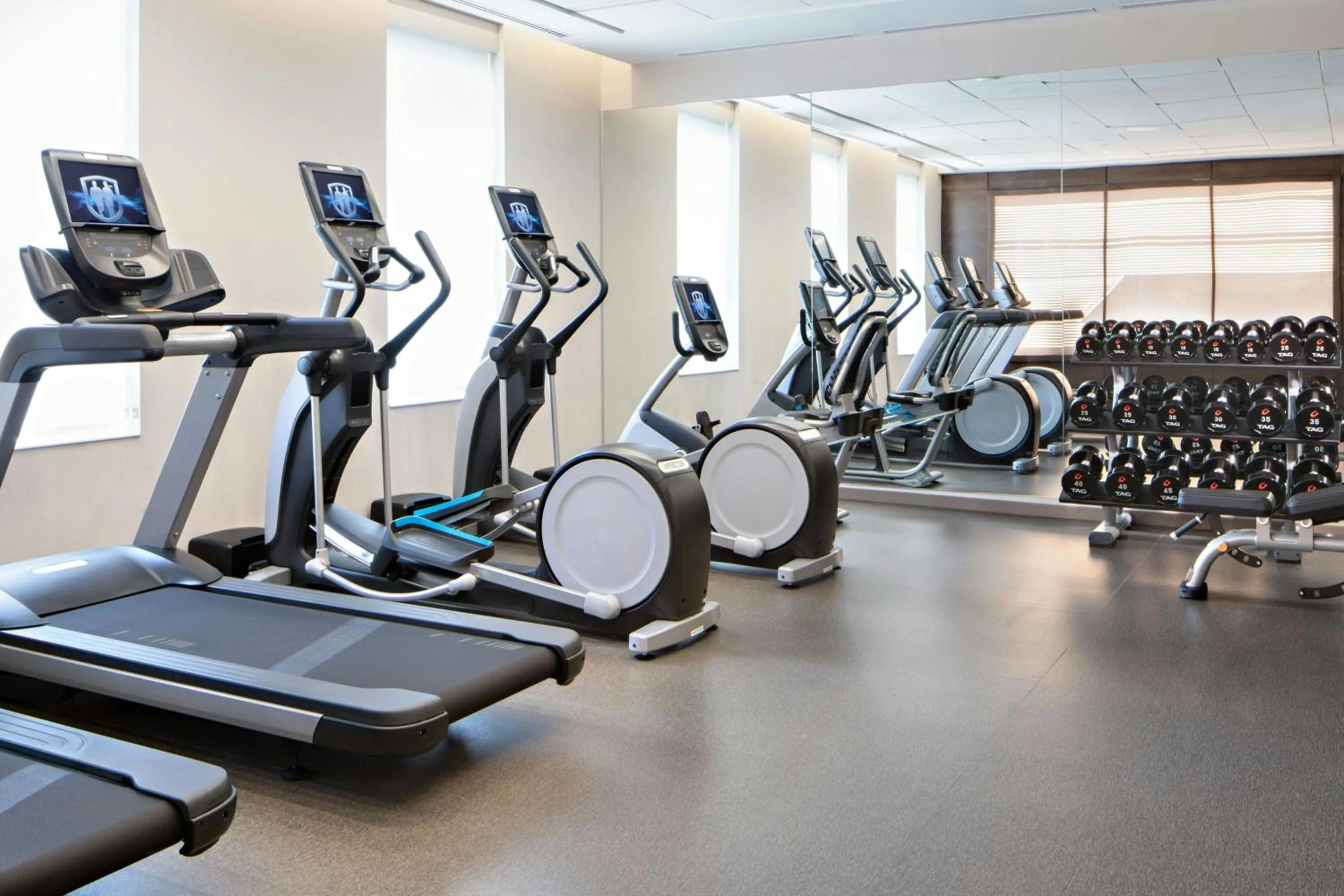 Fitness centre/facilities in AC Hotel by Marriott Grand Rapids Downtown