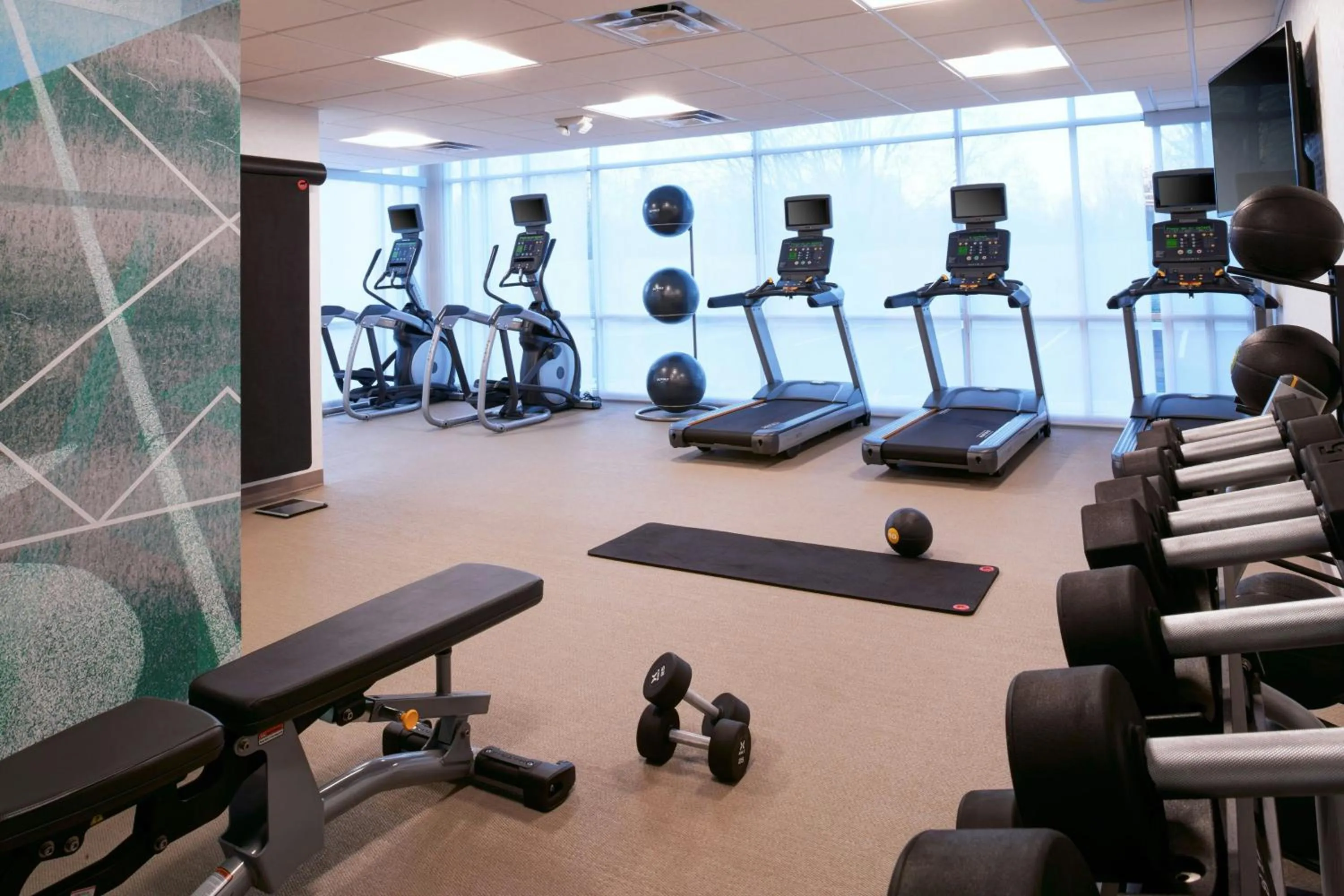 Fitness centre/facilities in SpringHill Suites by Marriott East Lansing University Area, Lansing Area