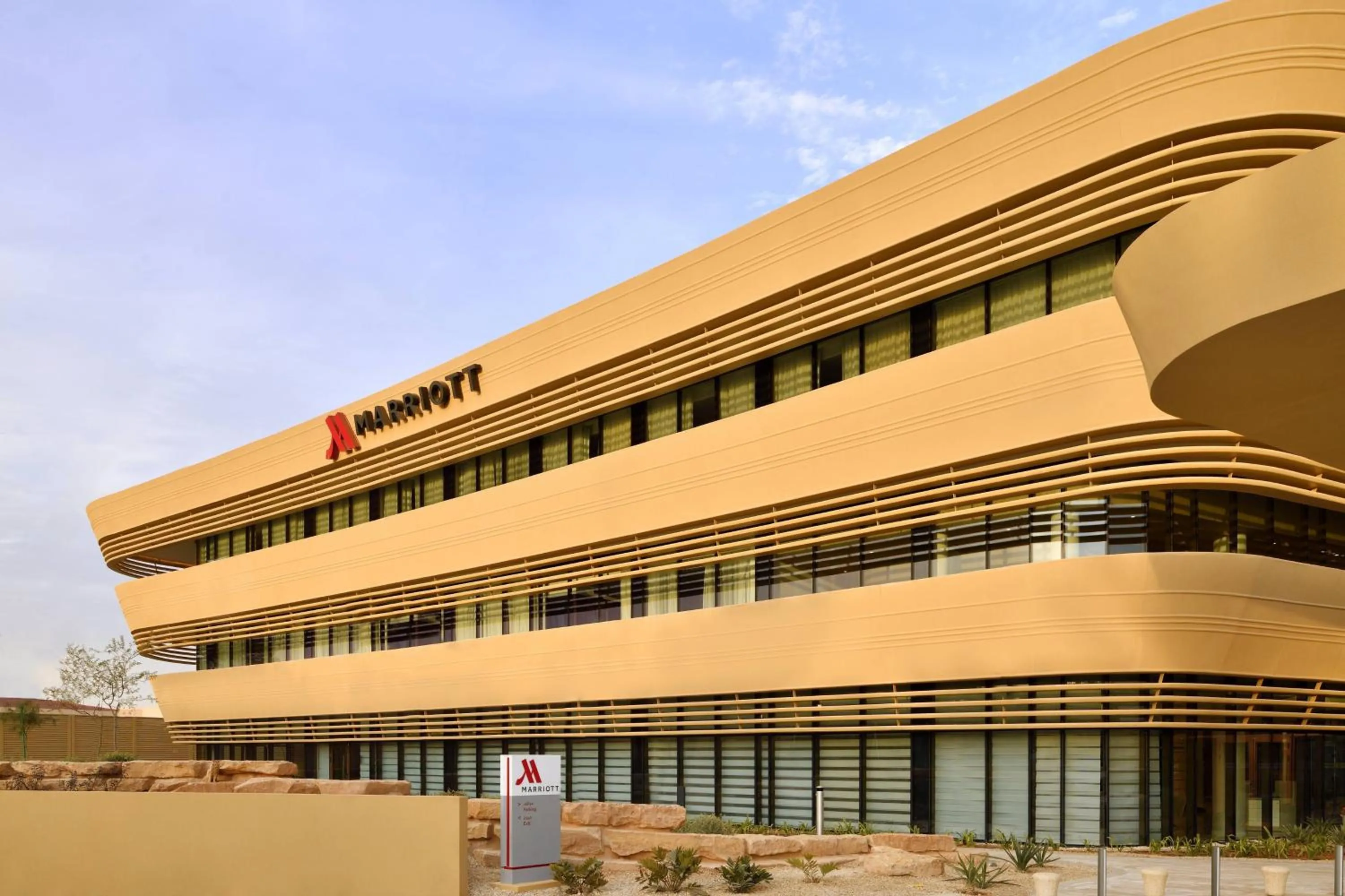 Property building in Marriott Riyadh Diplomatic Quarter