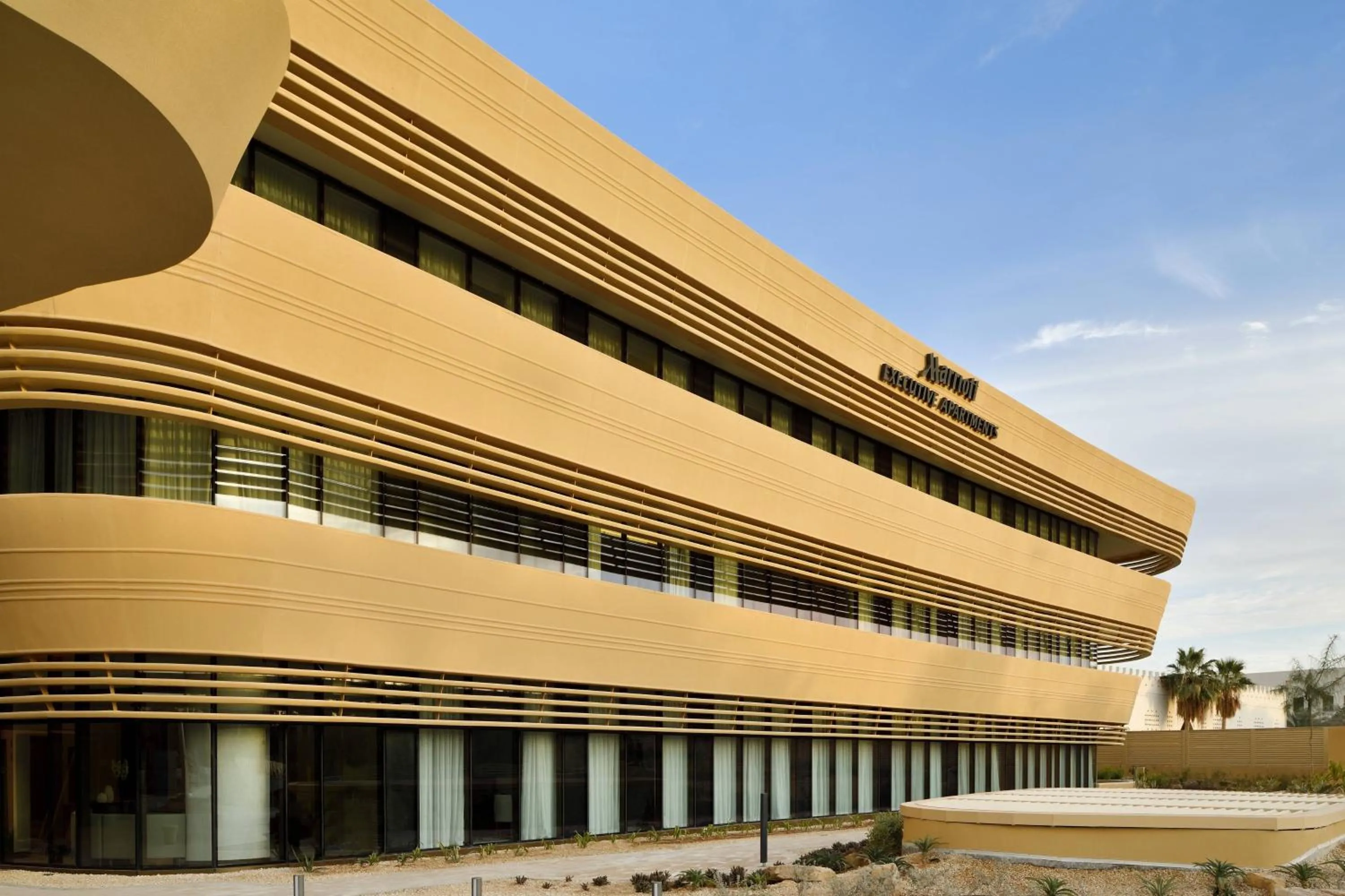 Property building in Riyadh Diplomatic Quarter - Marriott Executive Apartments
