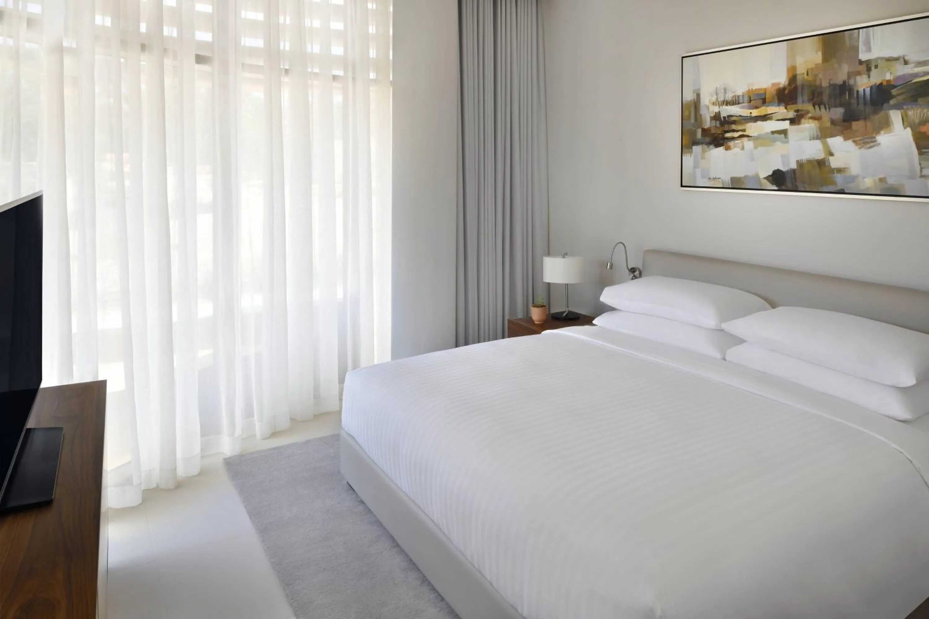 Bedroom, Bed in Riyadh Diplomatic Quarter - Marriott Executive Apartments