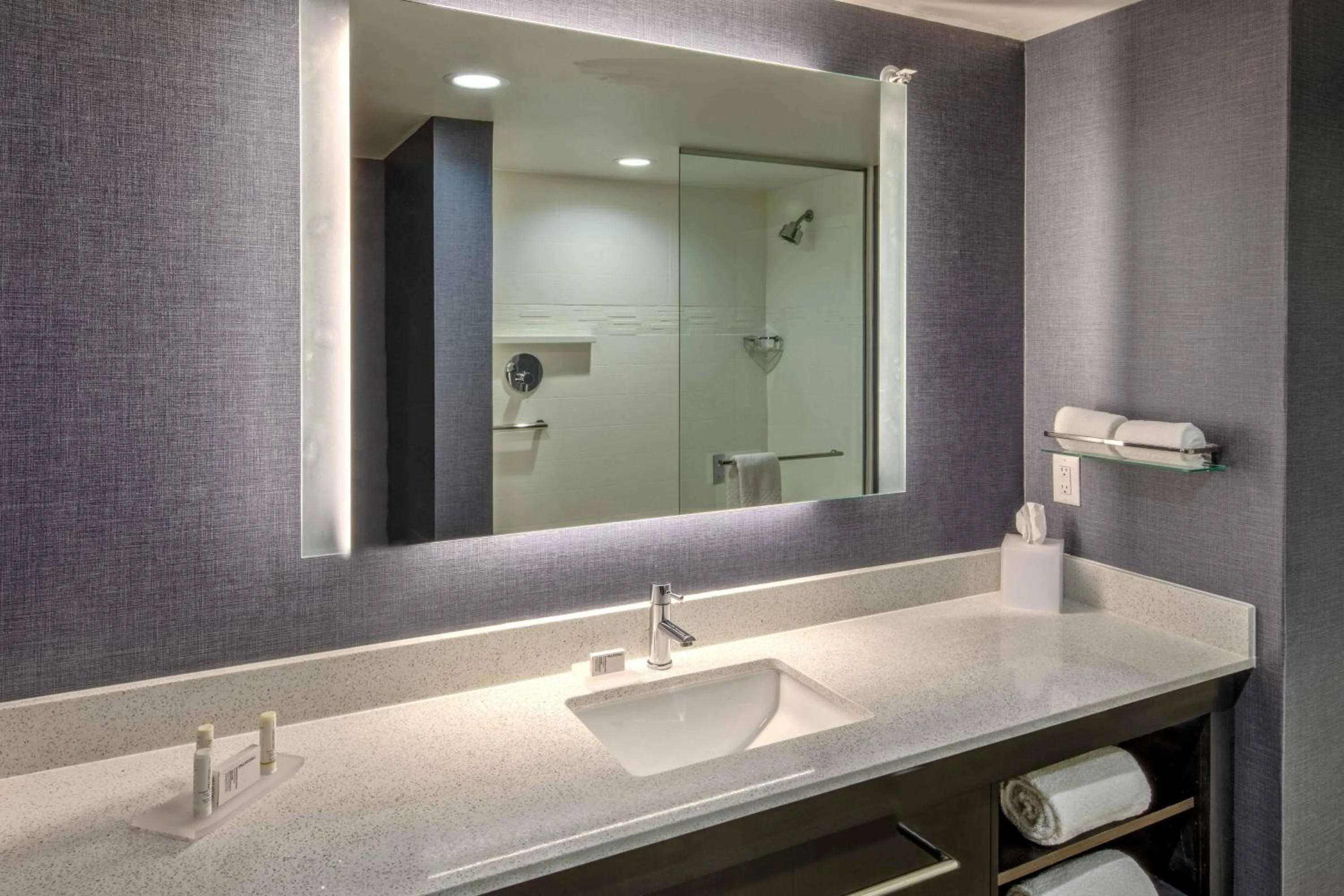 Bathroom in Residence Inn by Marriott Tulsa Midtown