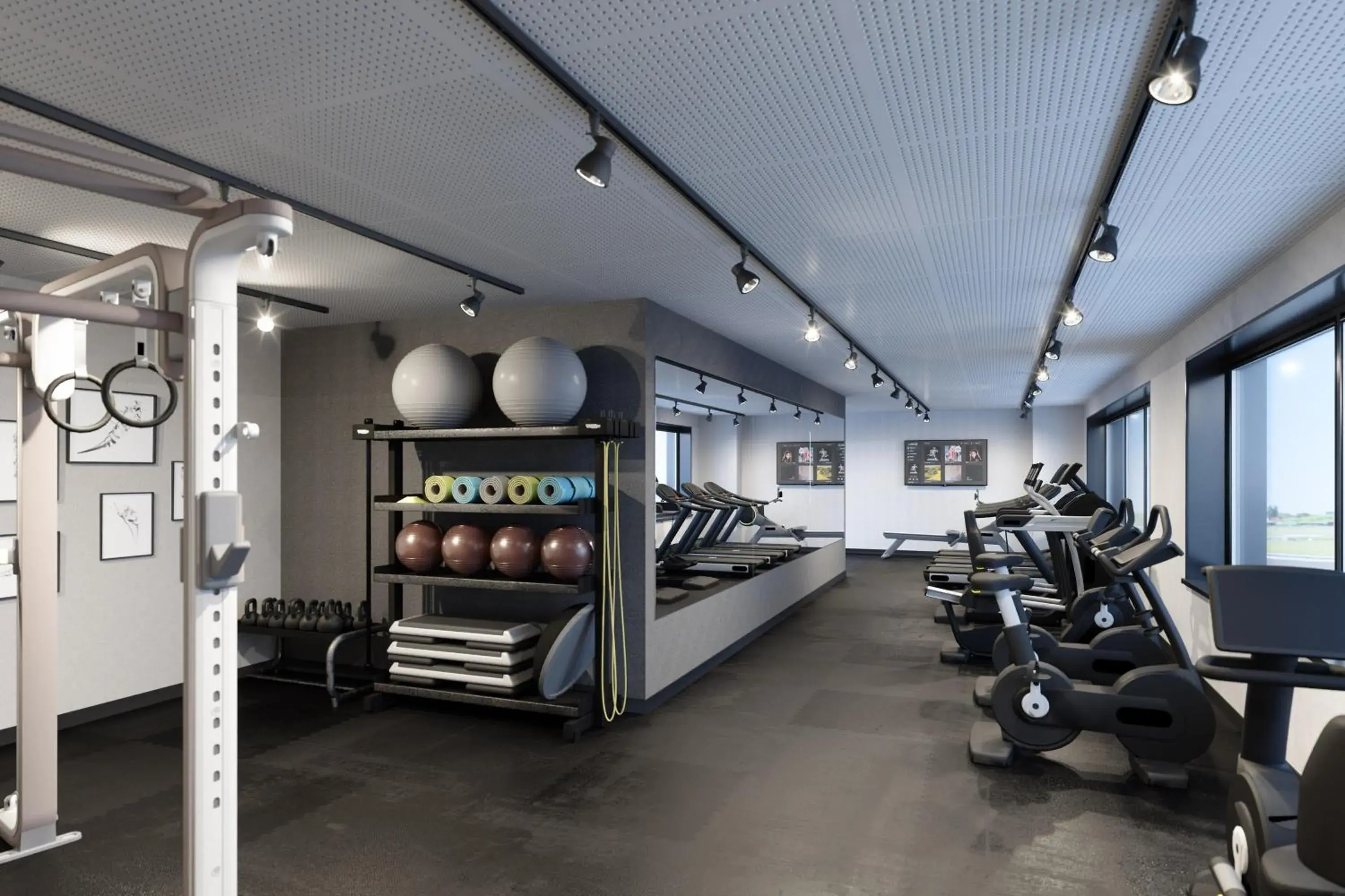 Fitness centre/facilities in Four Points by Sheraton Warsaw Mokotow Fitness centre/facilities in Four Points by Sheraton Warsaw Mokotow