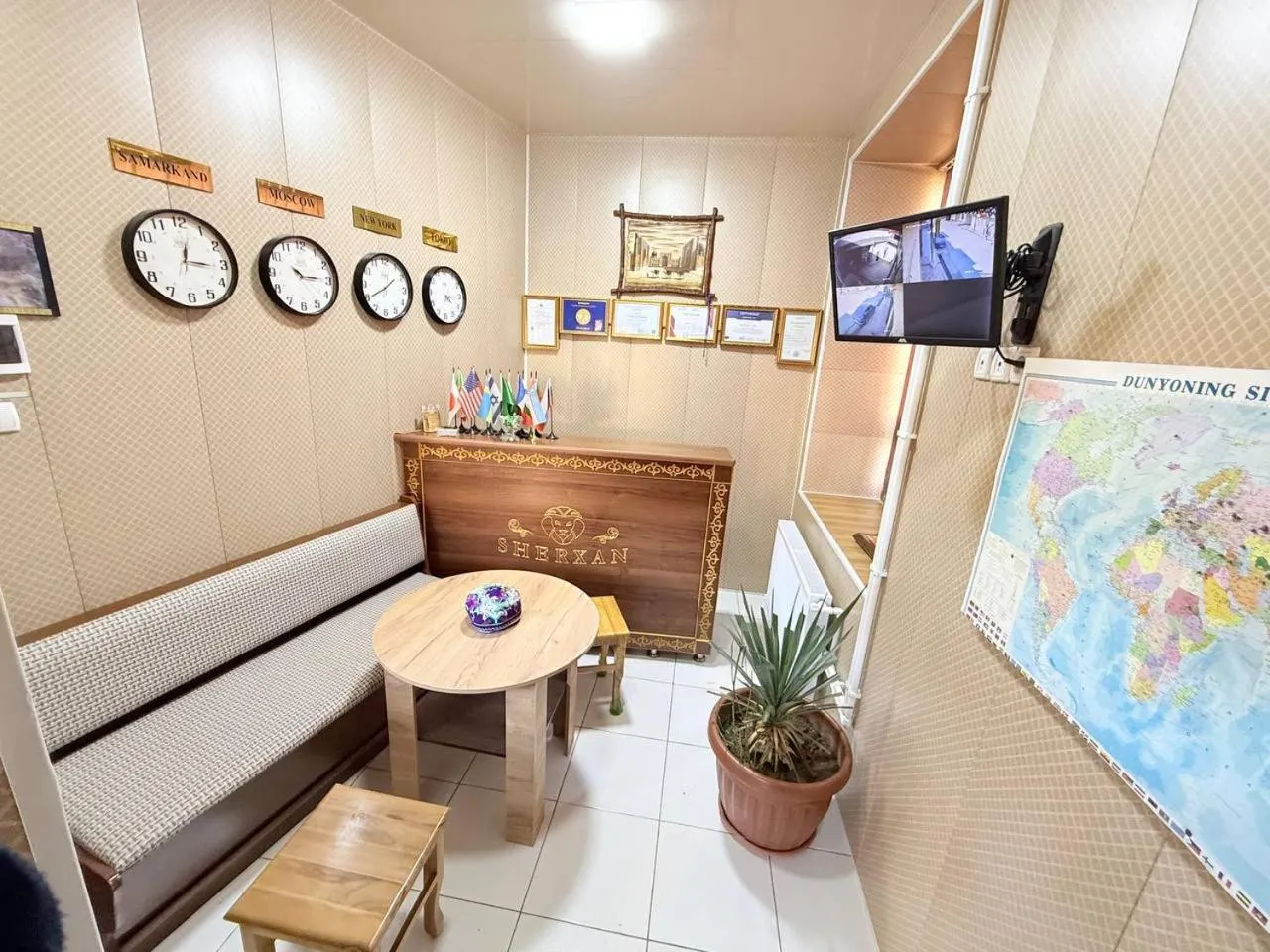 Lobby or reception in Sherxan Hotel