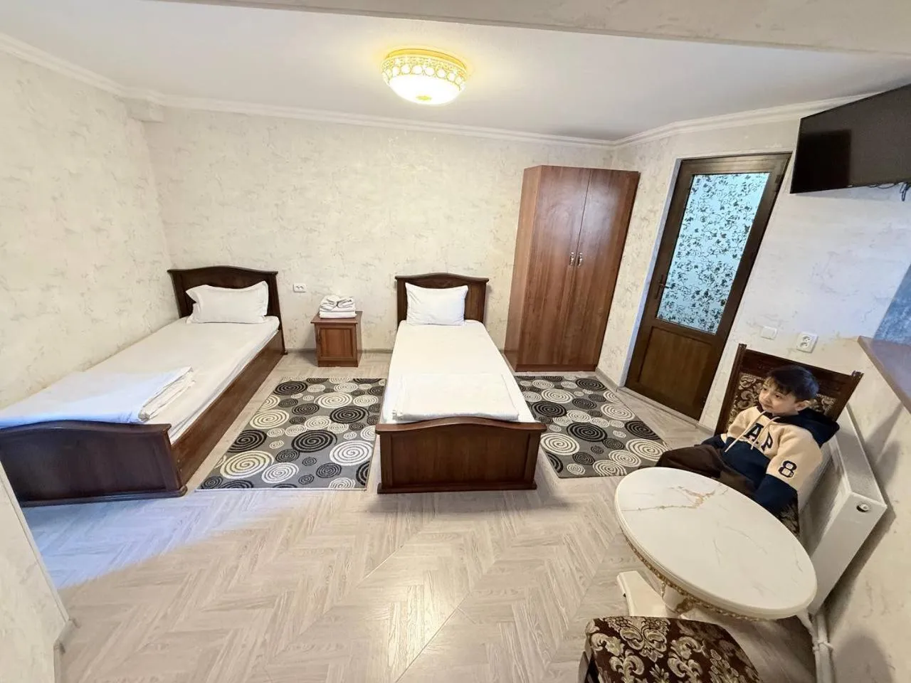 Photo of the whole room, Bed in Sherxan Hotel