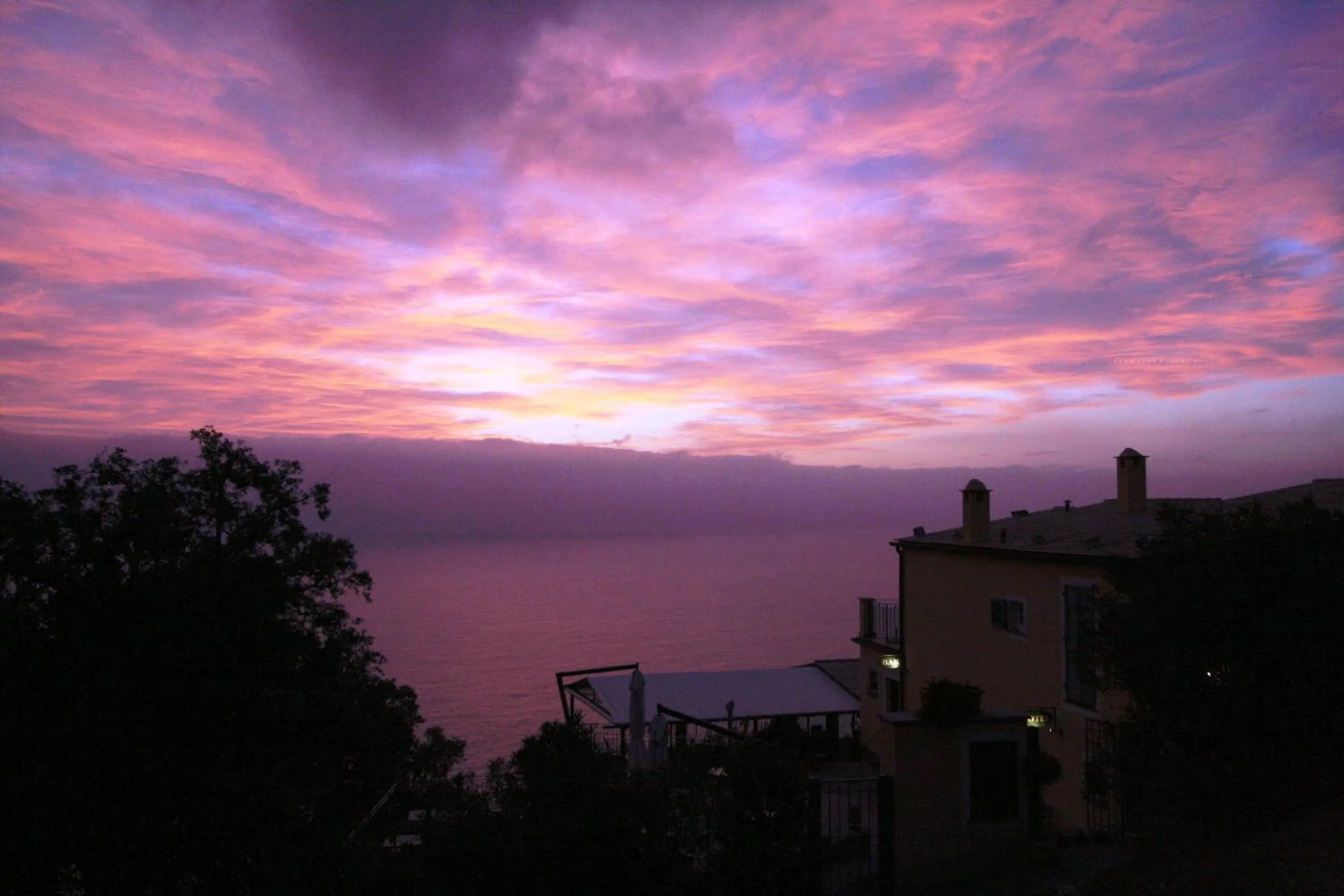 Sunset in Hotel La Giada del Mesco