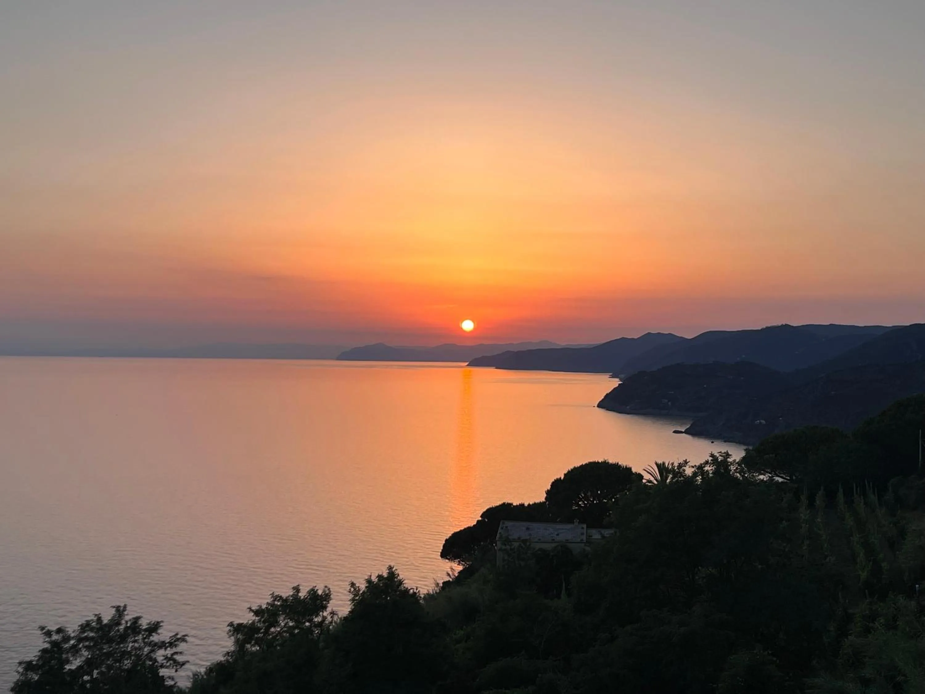 Sunset in Hotel La Giada del Mesco