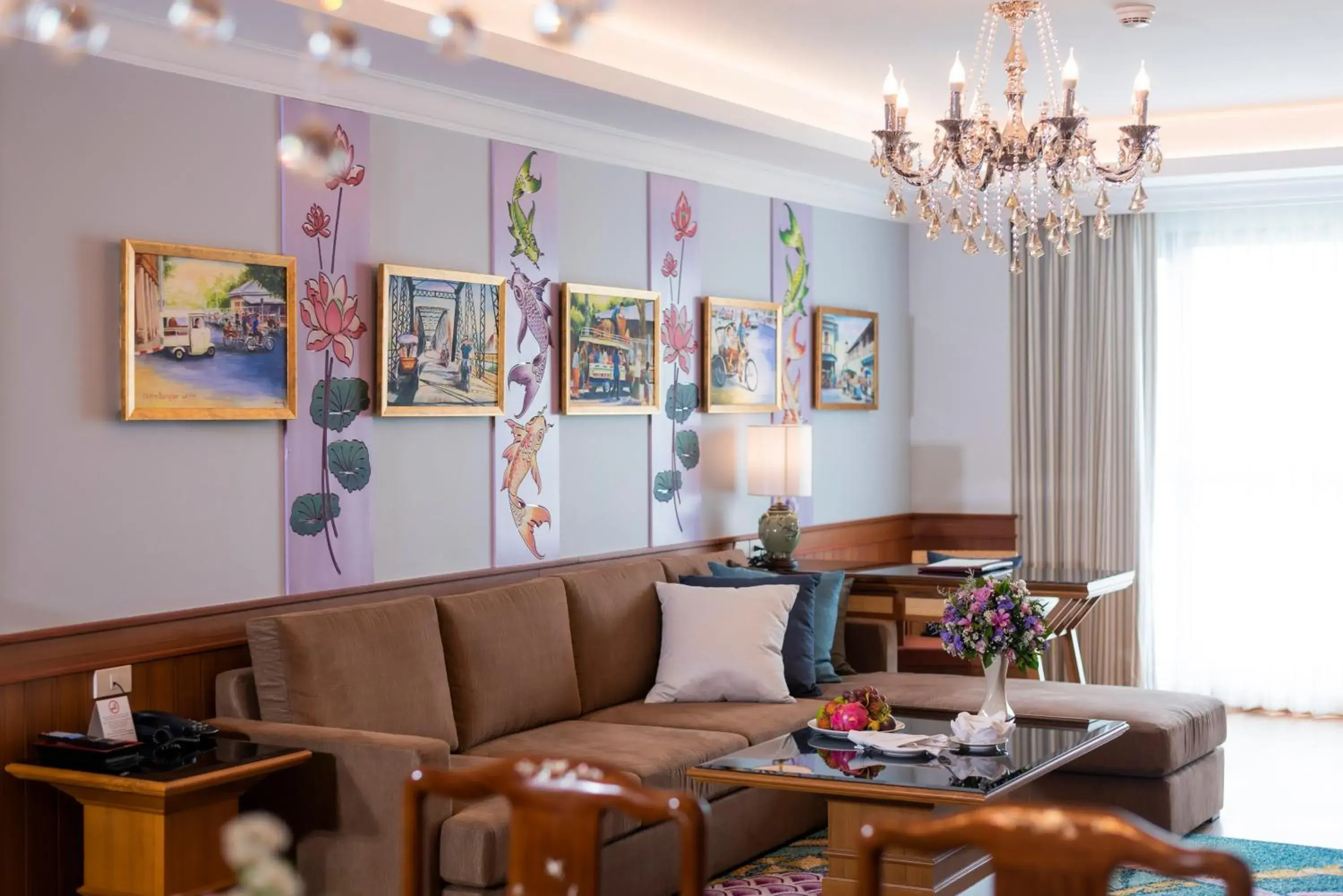 Living room in The Empress Premier Chiang Mai Living room in The Empress Premier Chiang Mai