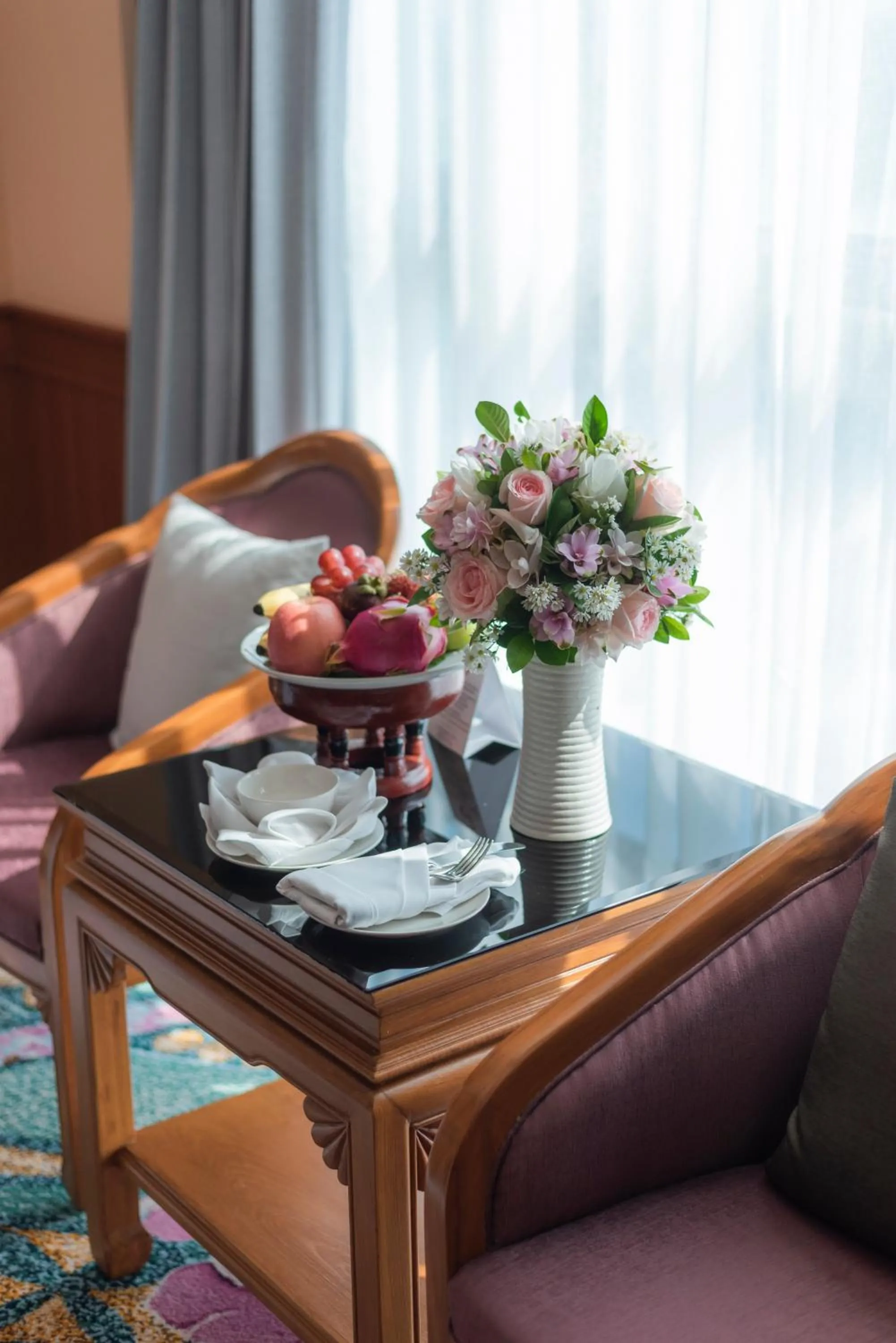 Seating area in The Empress Premier Chiang Mai