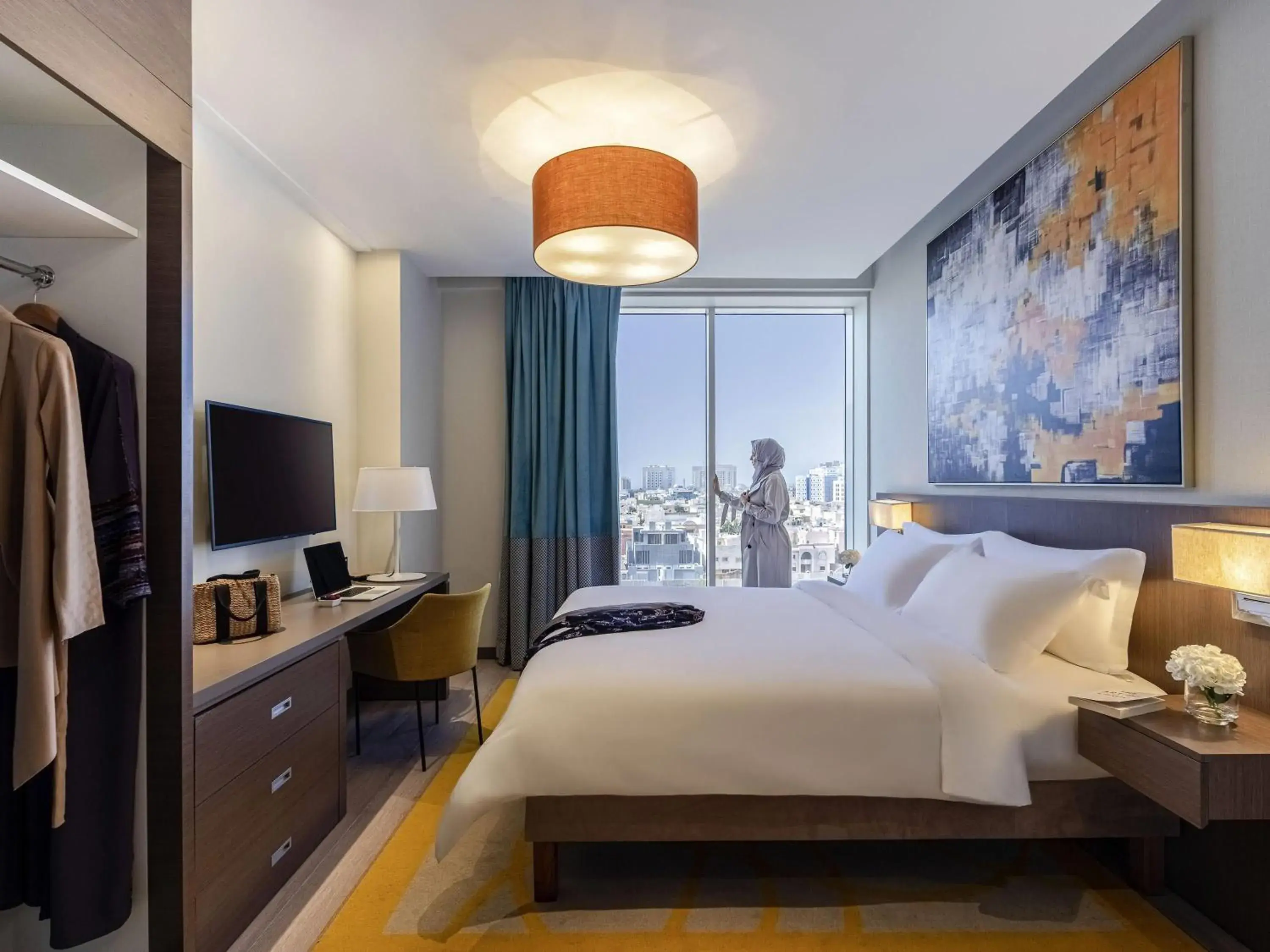 Bedroom, Bed in Adagio Aparthotel Jeddah Malik Road Bedroom, Bed in Adagio Aparthotel Jeddah Malik Road