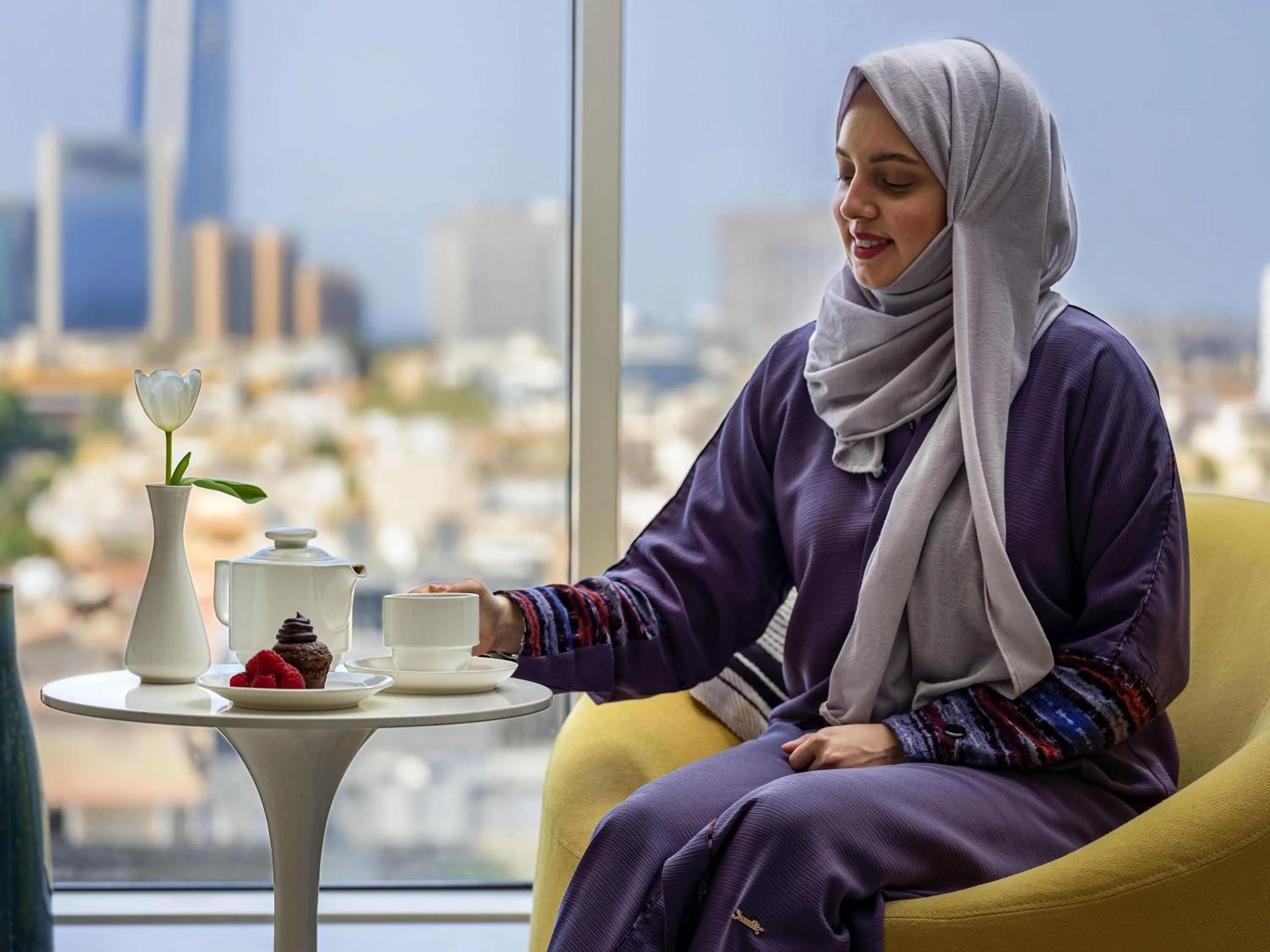 Bedroom in Adagio Aparthotel Jeddah Malik Road