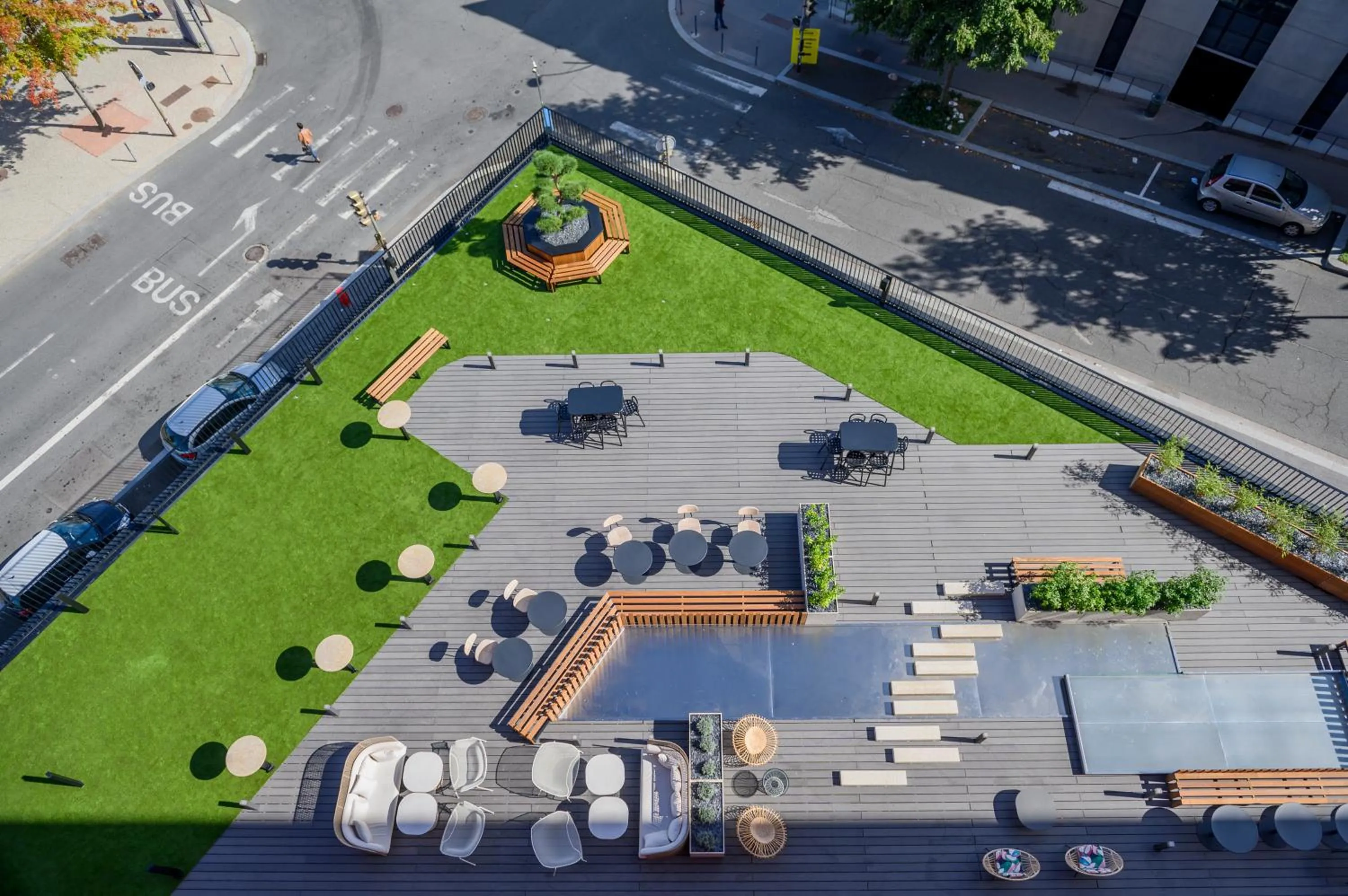 Bird's eye view in Novotel Saint-Étienne Centre Gare Châteaucreux