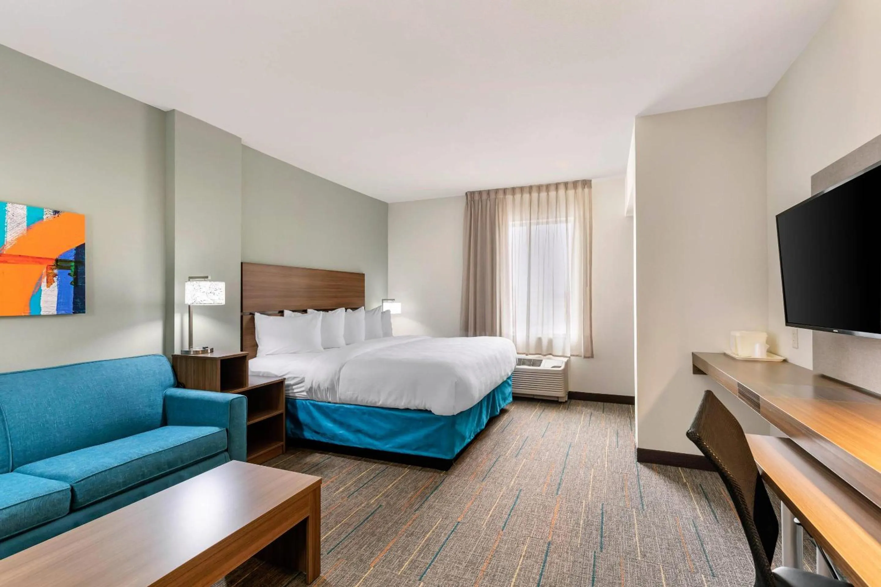 Bedroom, Bed in MainStay Suites Lancaster Dallas South