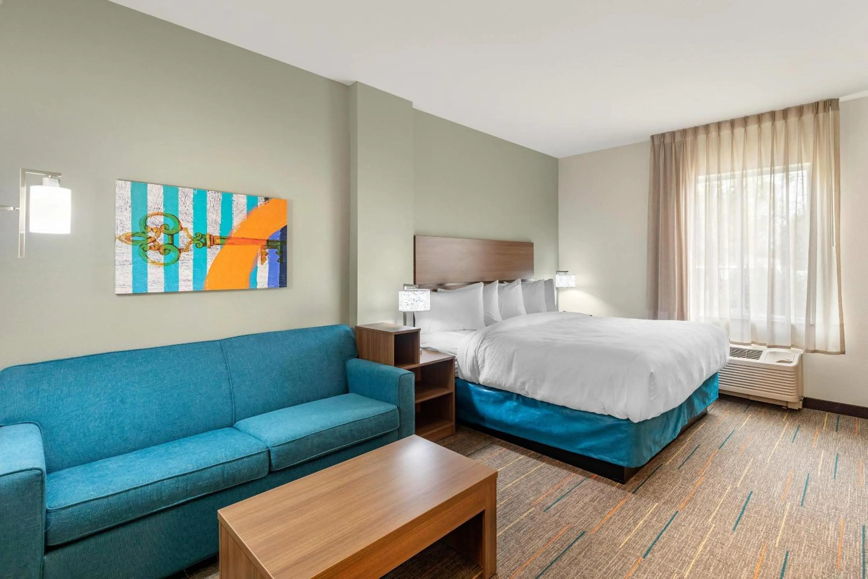 Bedroom, Bed in MainStay Suites Lancaster Dallas South