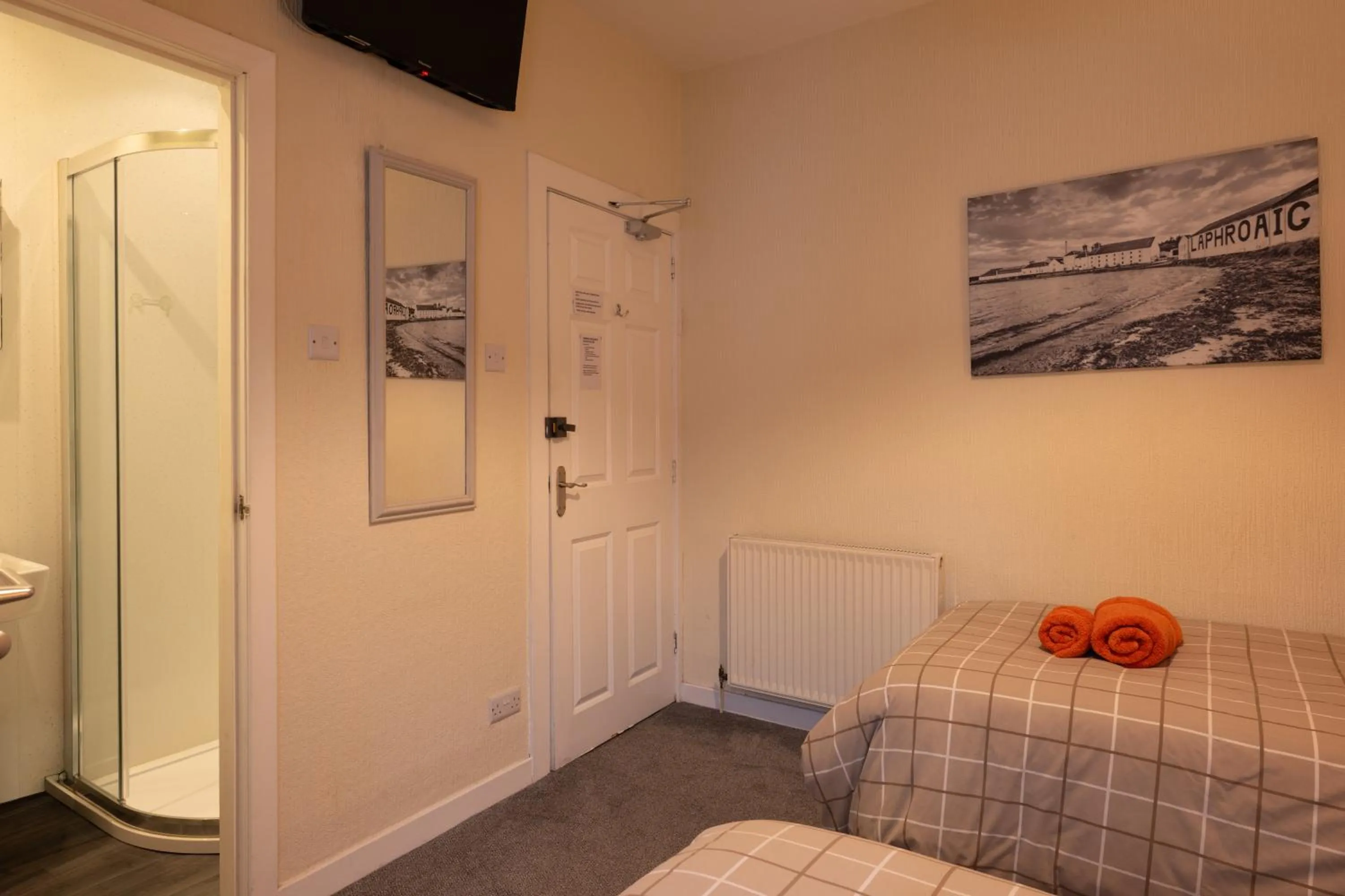 Bed in The Trout Fly Guest House