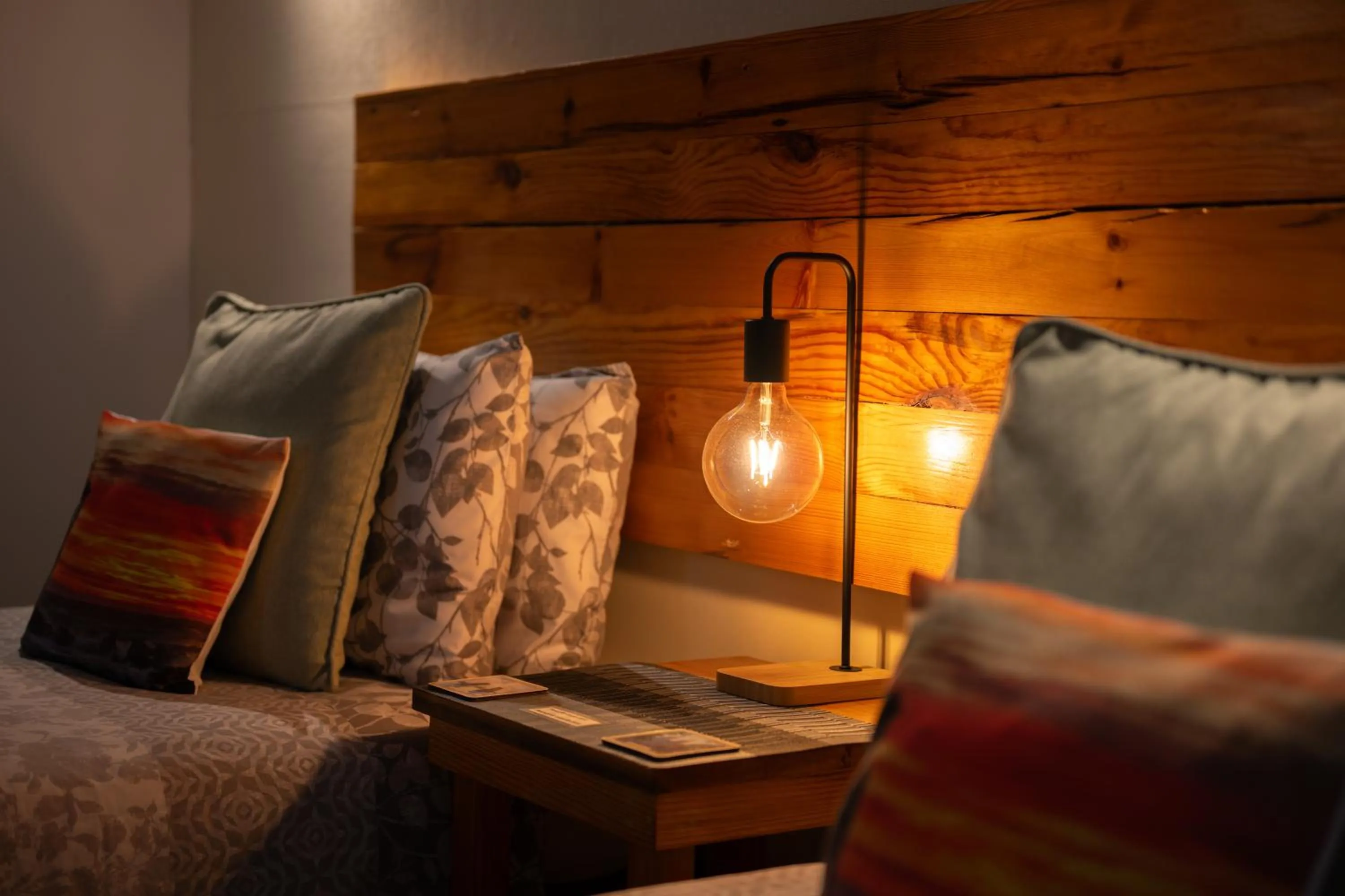 Bed in The Trout Fly Guest House