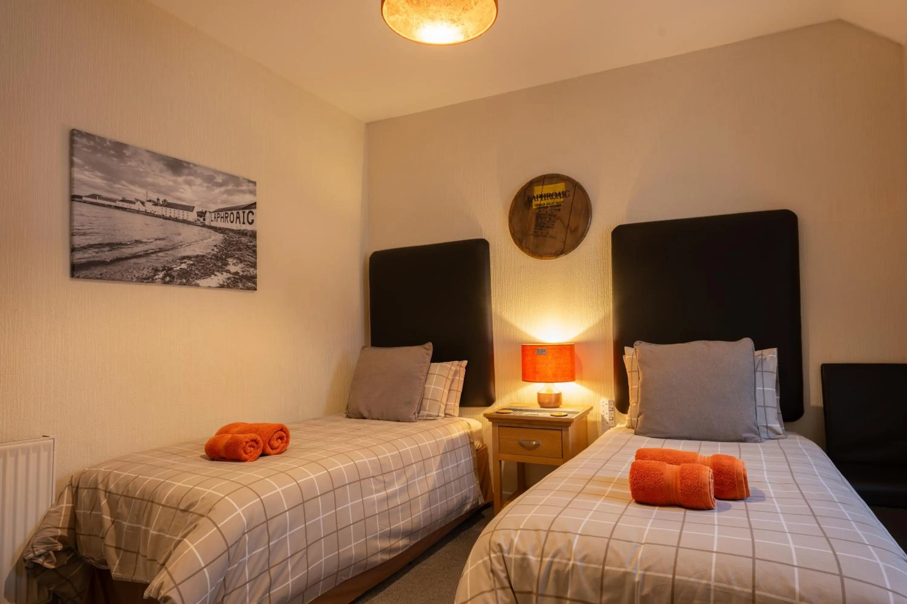 Bed in The Trout Fly Guest House