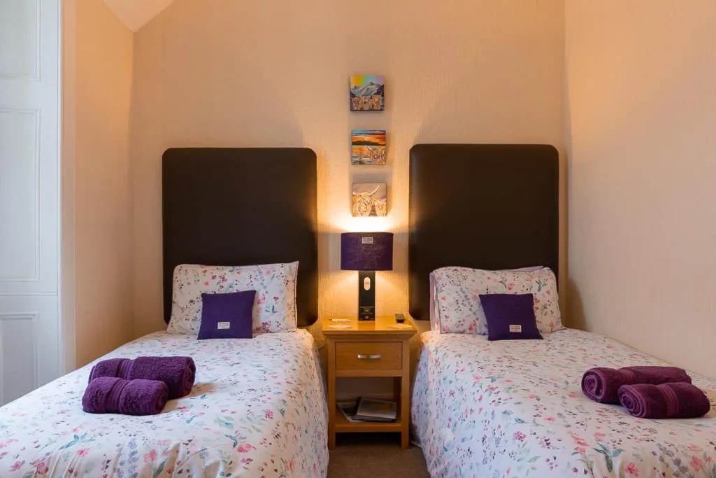 Bed in The Trout Fly Guest House