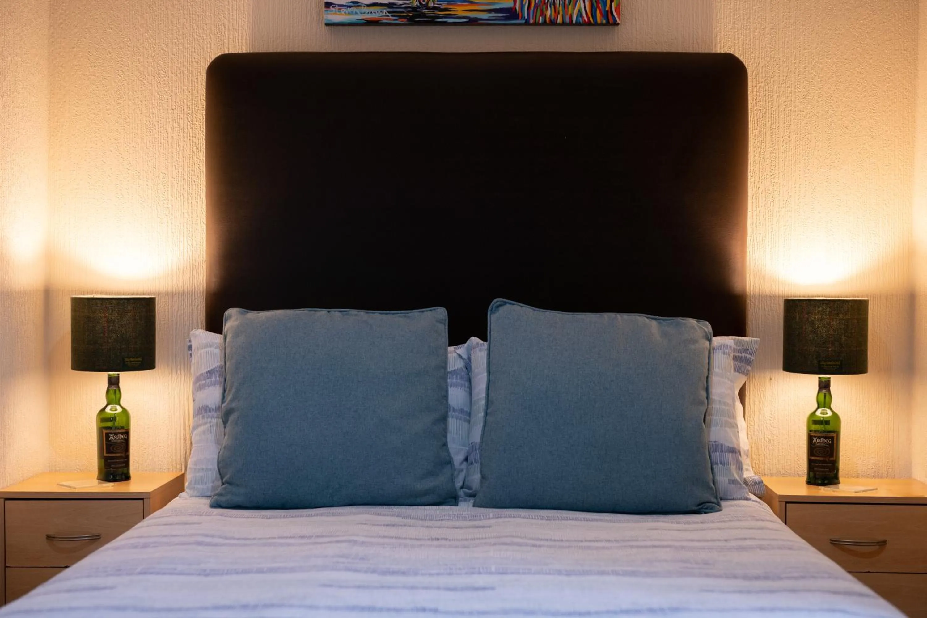 Bed in The Trout Fly Guest House