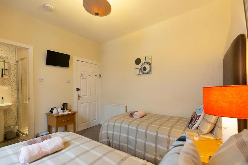 Bed in The Trout Fly Guest House