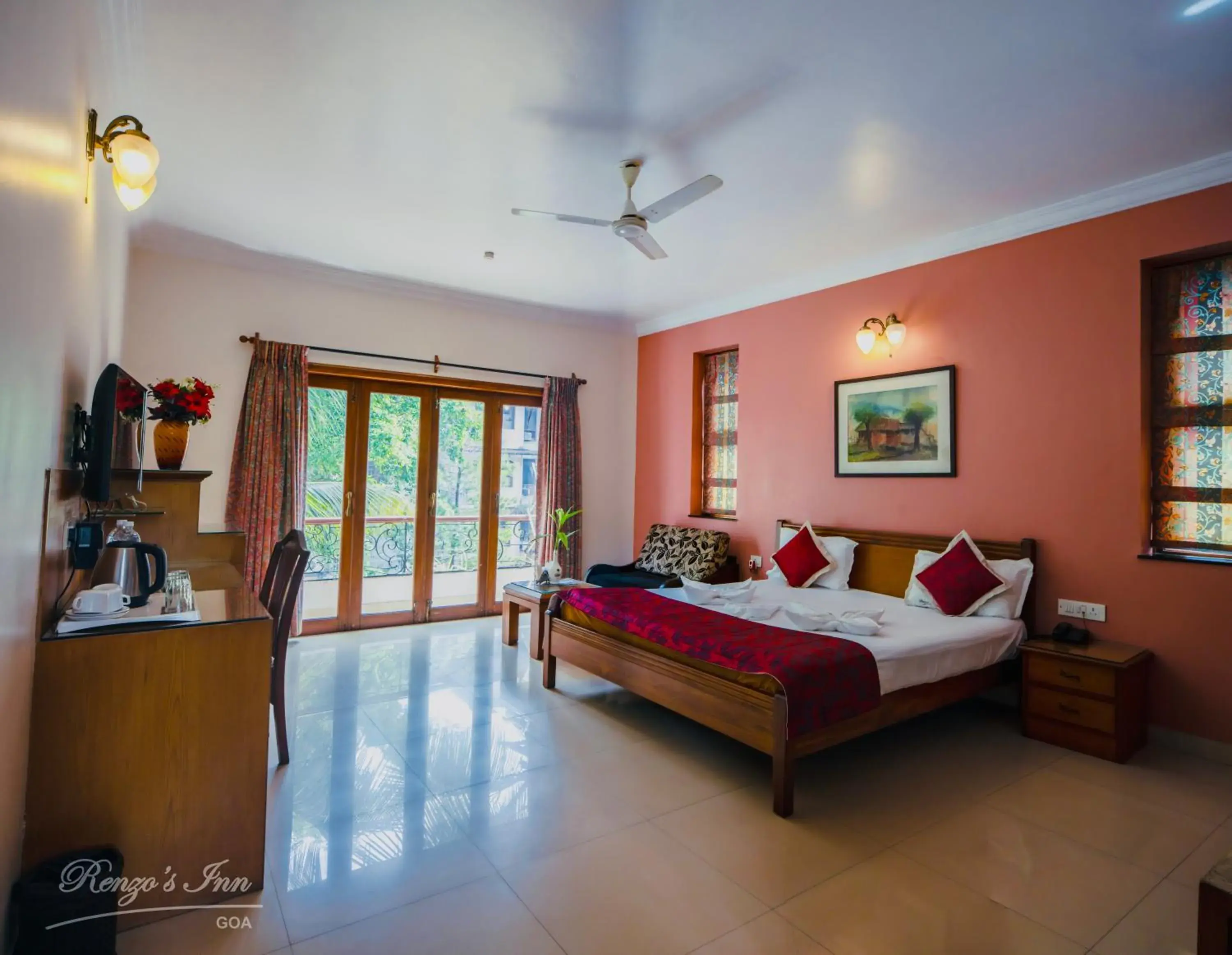 Bed in Renzo's Inn Bed in Renzo's Inn