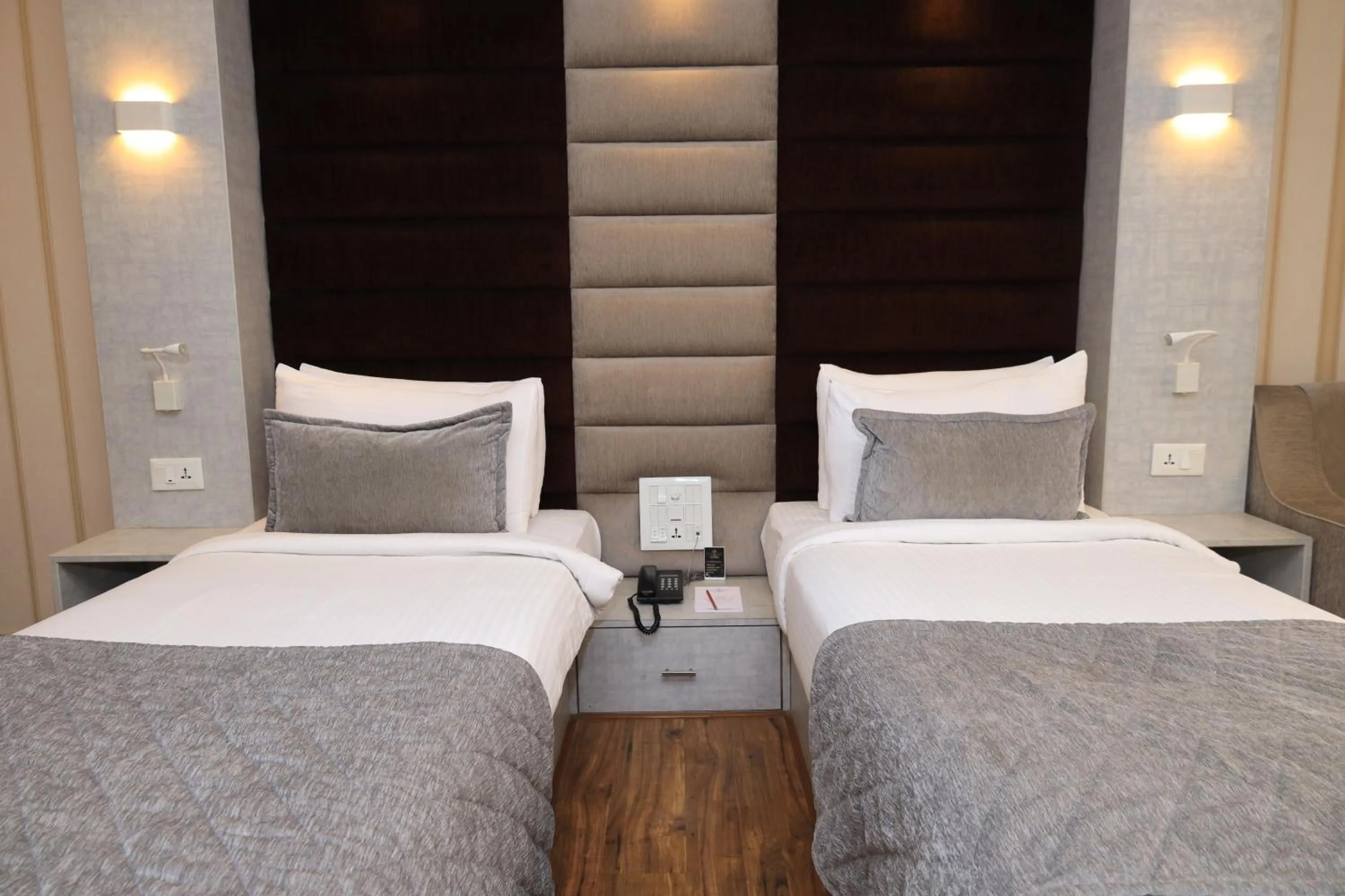 Bed in Aananda Imperial