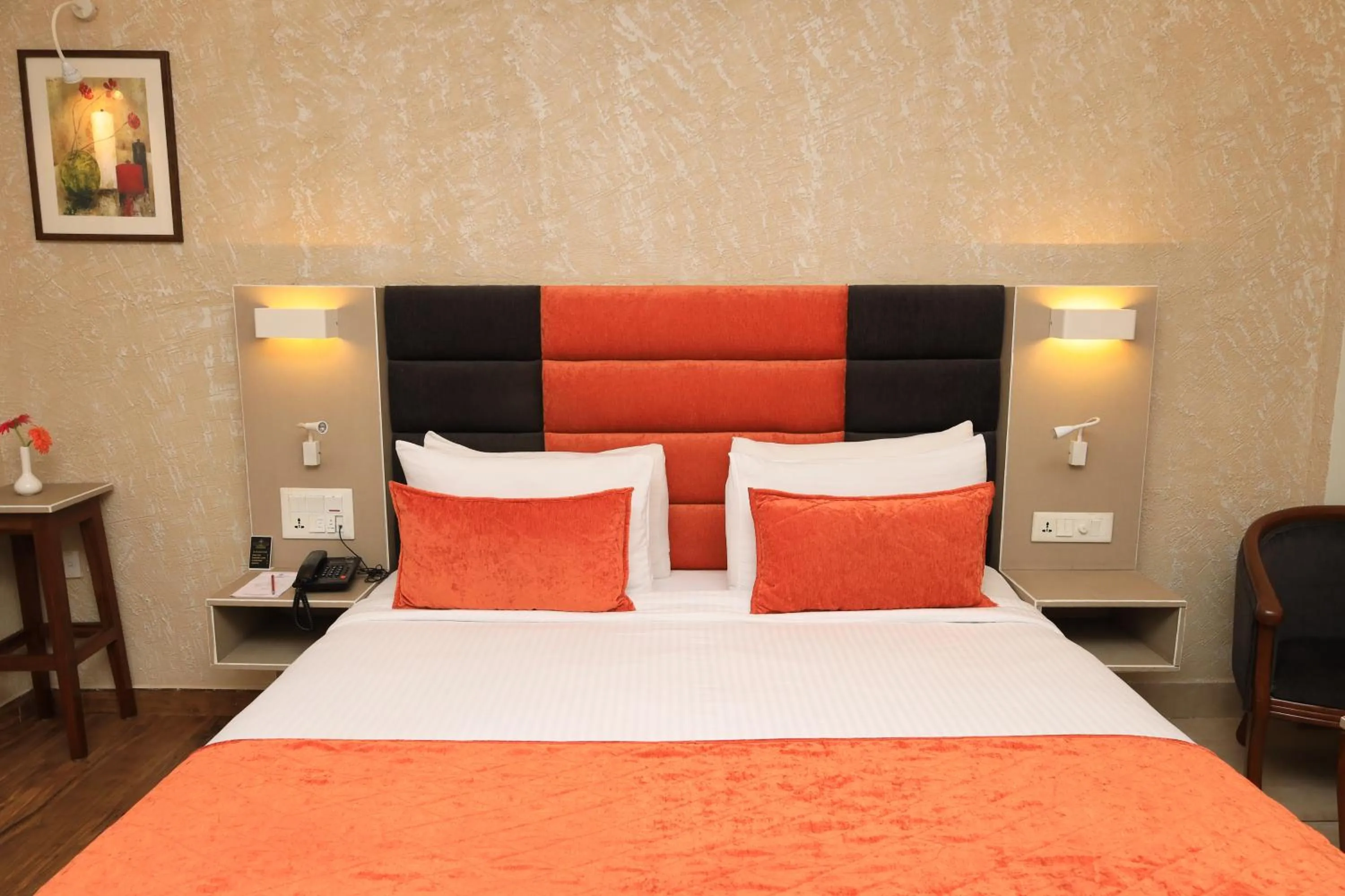 Bed in Aananda Imperial