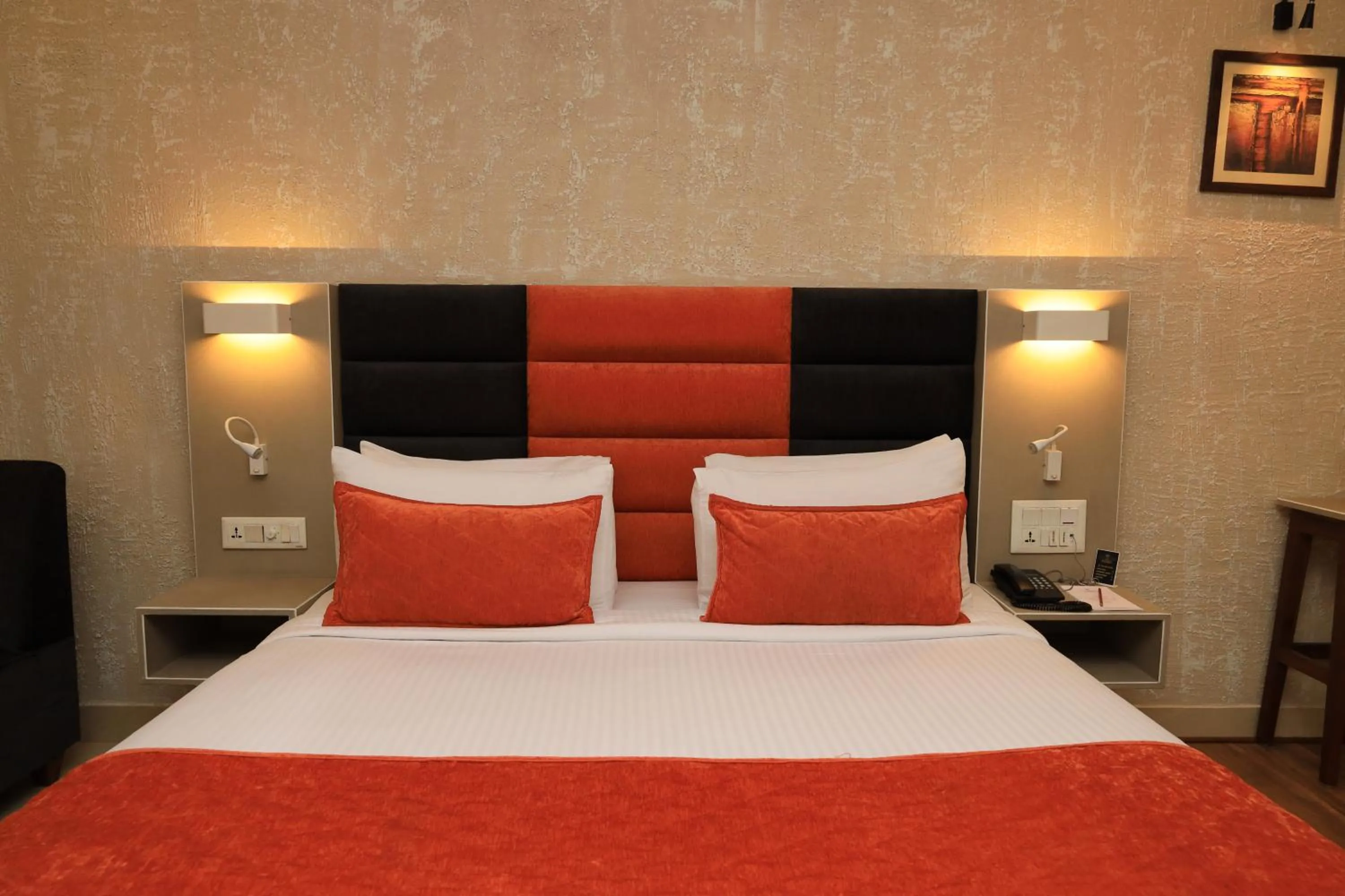 Bed in Aananda Imperial