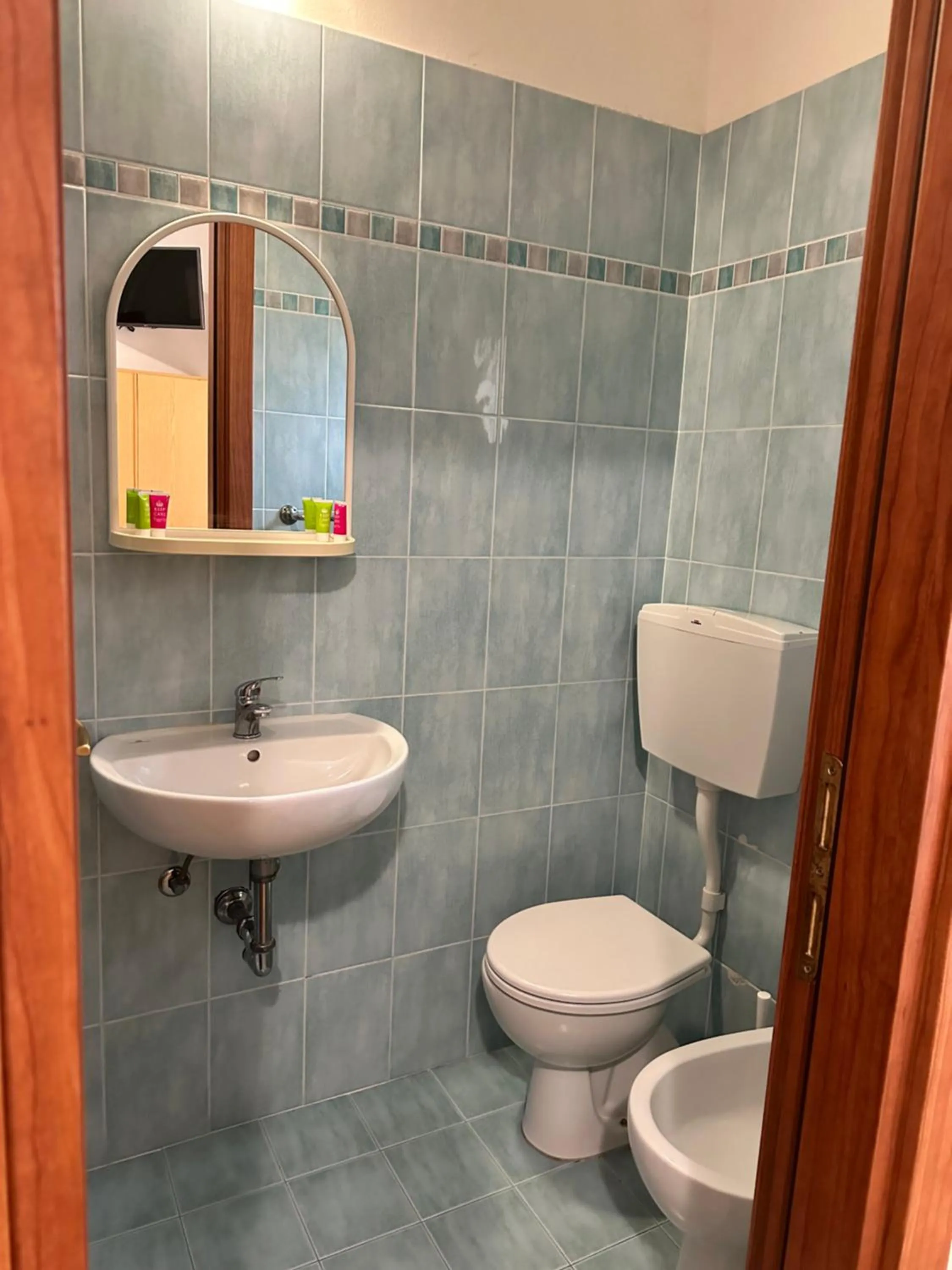 Toilet in Hotel Enna Rimini