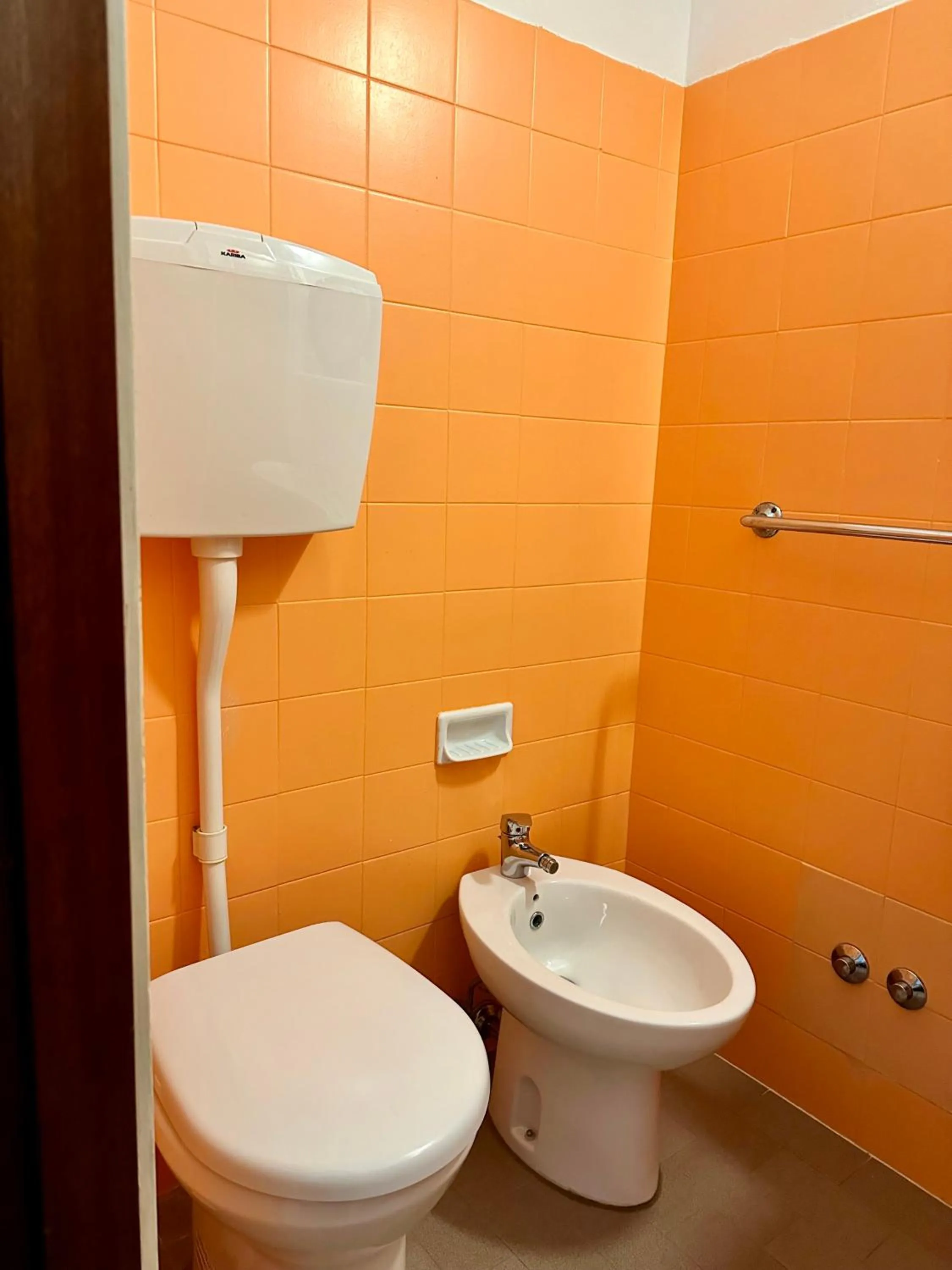 Toilet in Hotel Enna Rimini