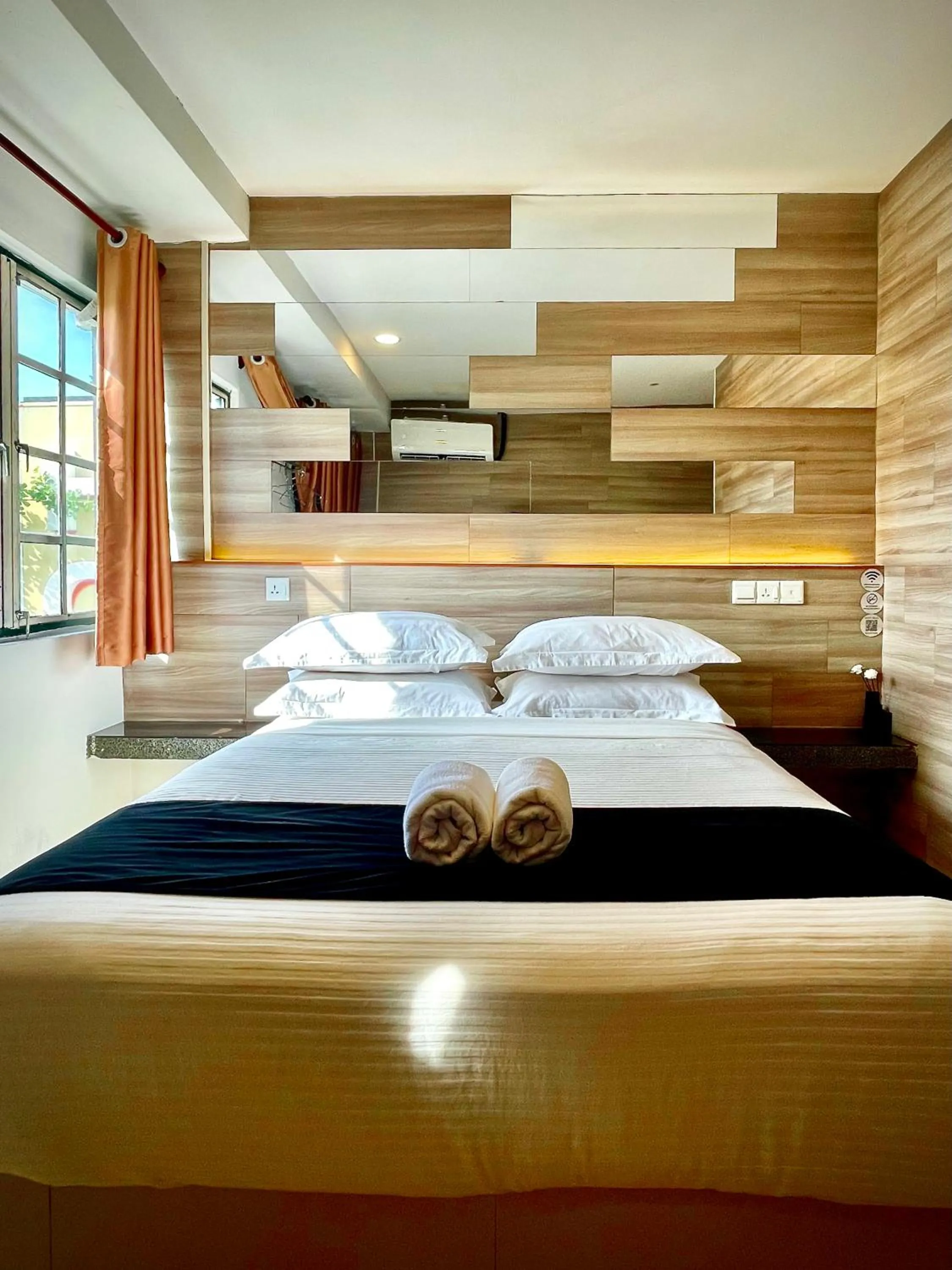 Bed in Hotel Villa