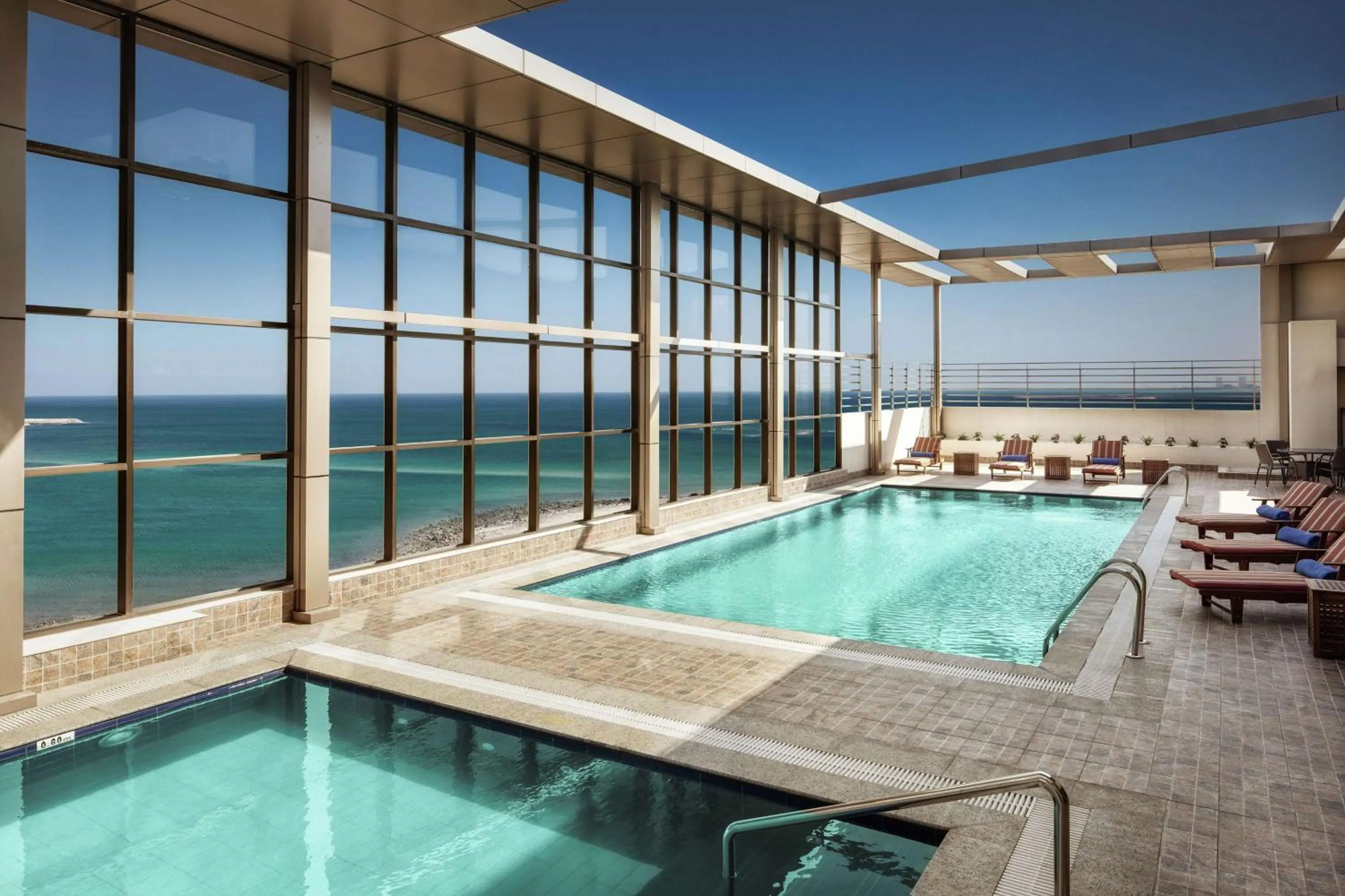 Pool view in Hilton Garden Inn Al Jubail