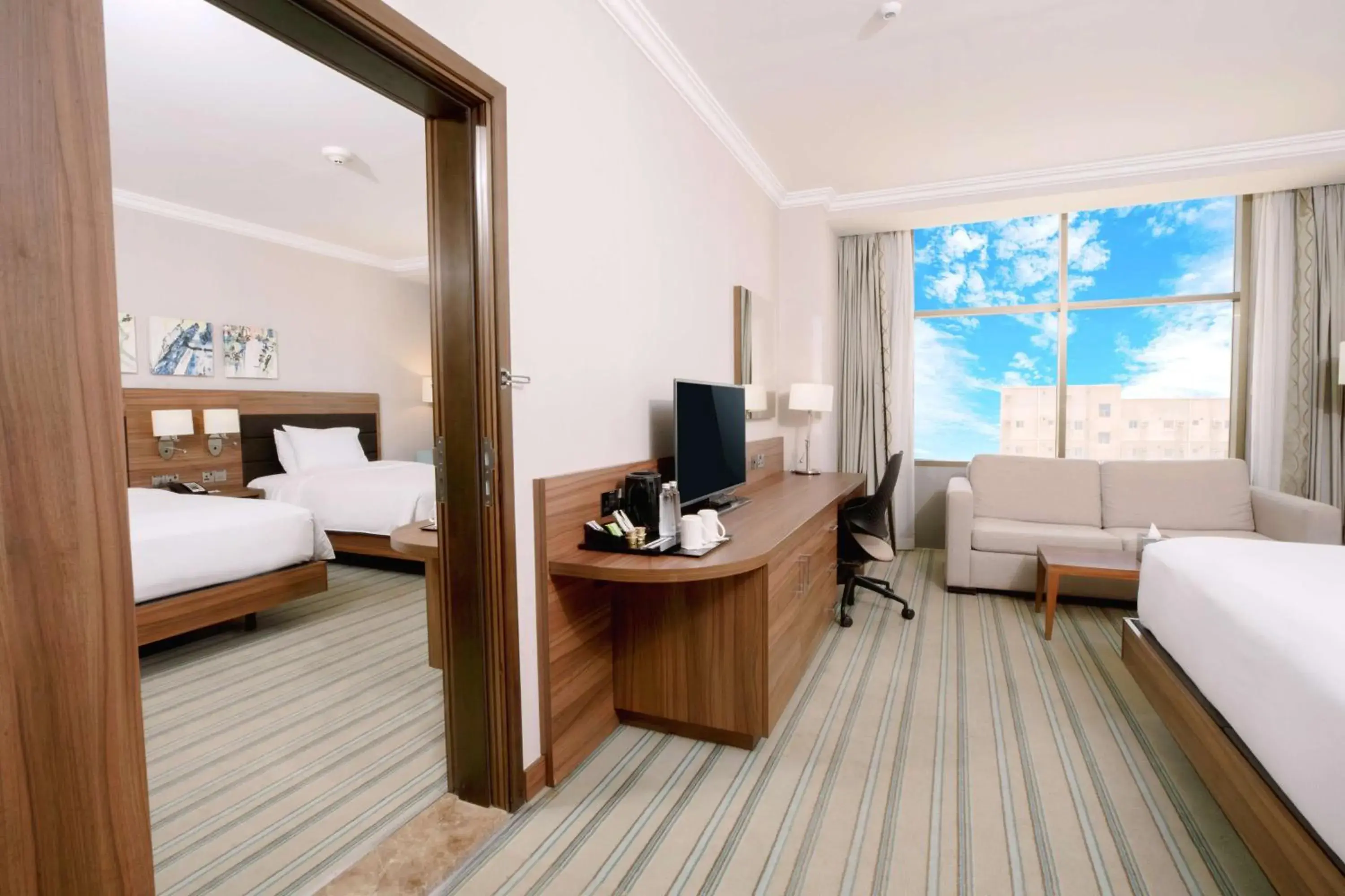 Bed in Hilton Garden Inn Al Jubail Bed in Hilton Garden Inn Al Jubail