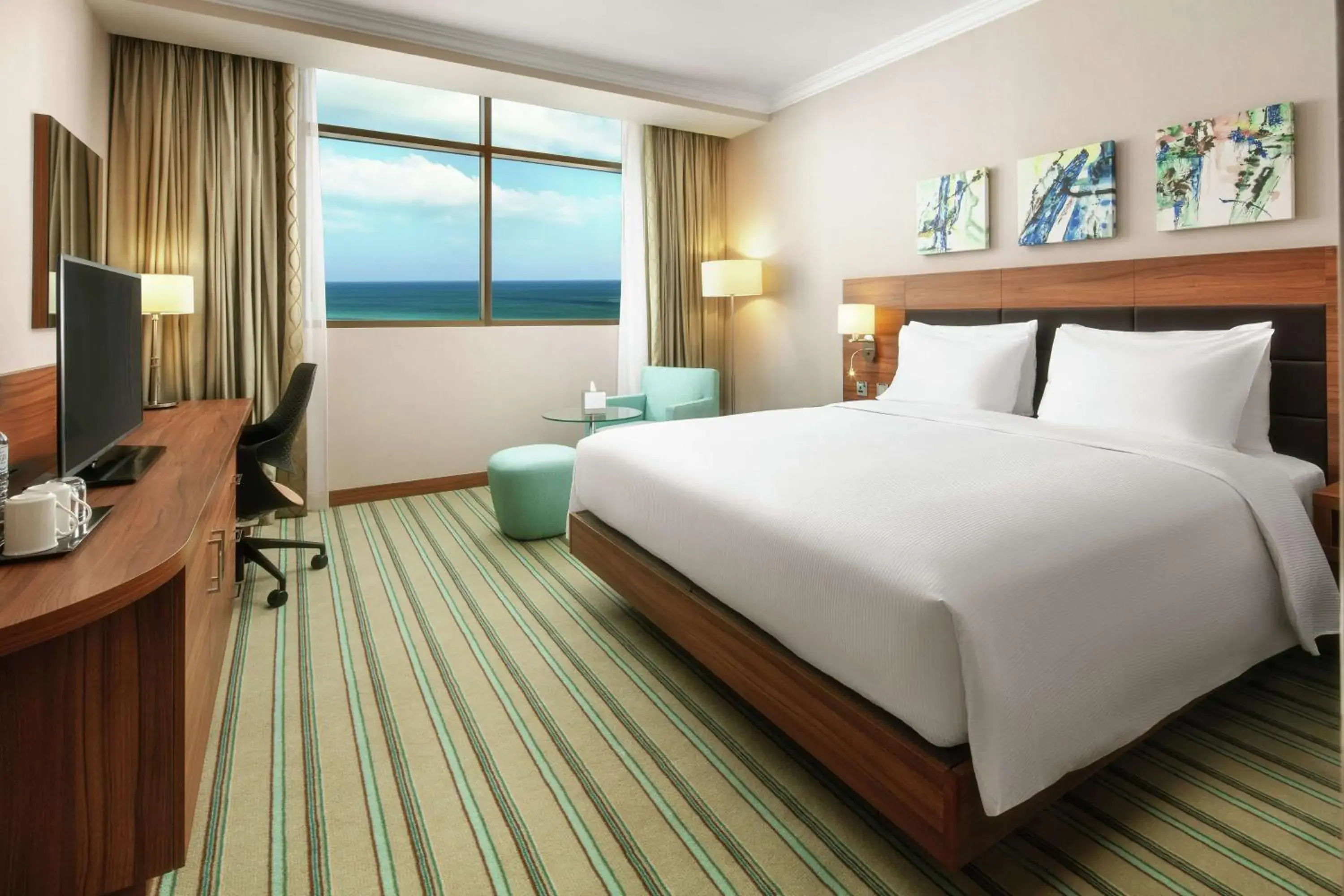 Bed in Hilton Garden Inn Al Jubail Bed in Hilton Garden Inn Al Jubail