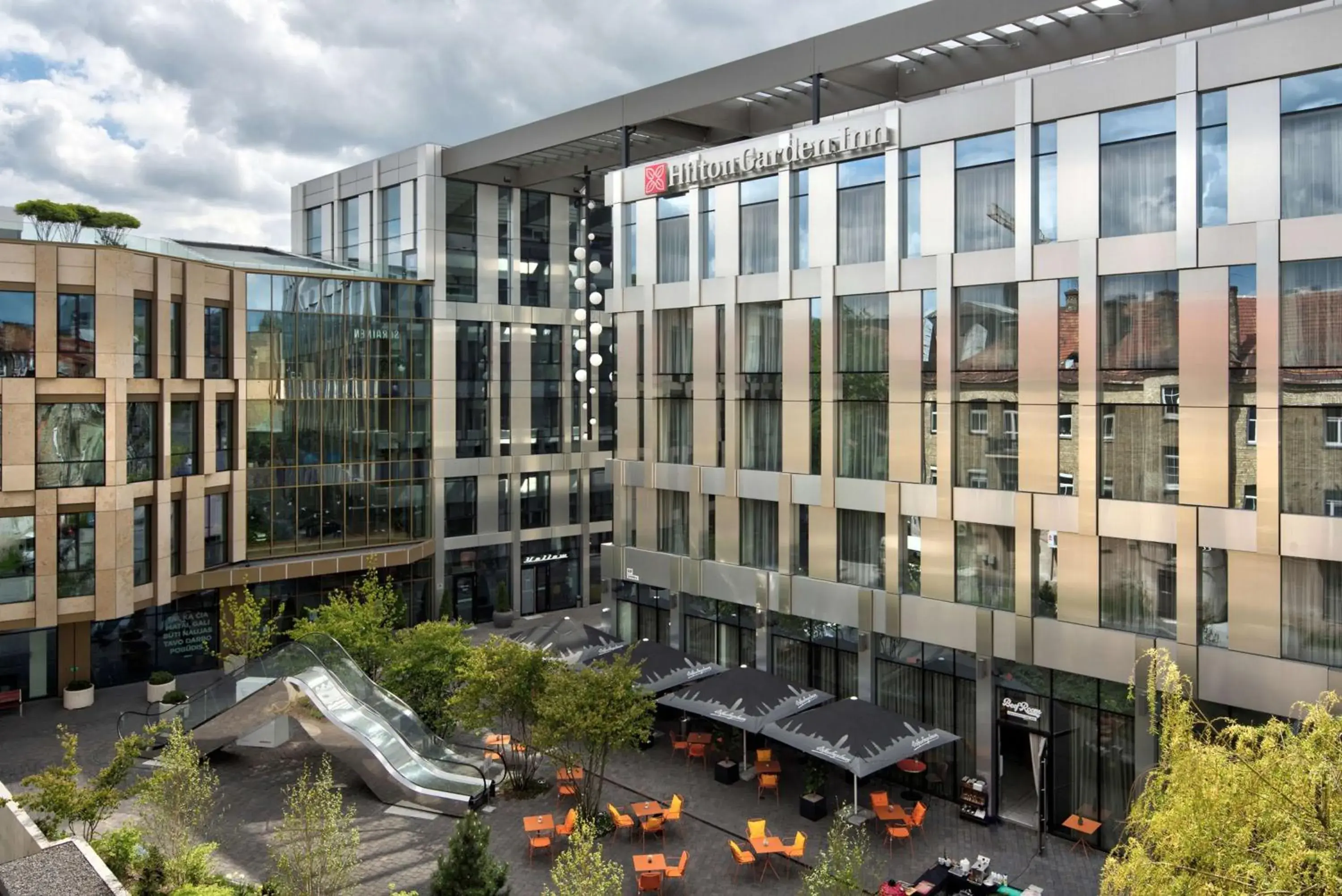 Property building in Hilton Garden Inn Vilnius City Centre Property building in Hilton Garden Inn Vilnius City Centre